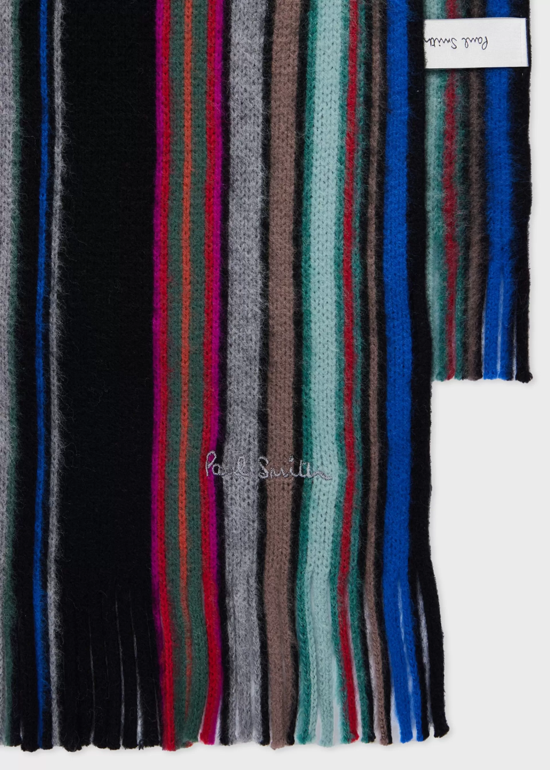 Merino Wool Multistripe Scarf>Paul Smith Online