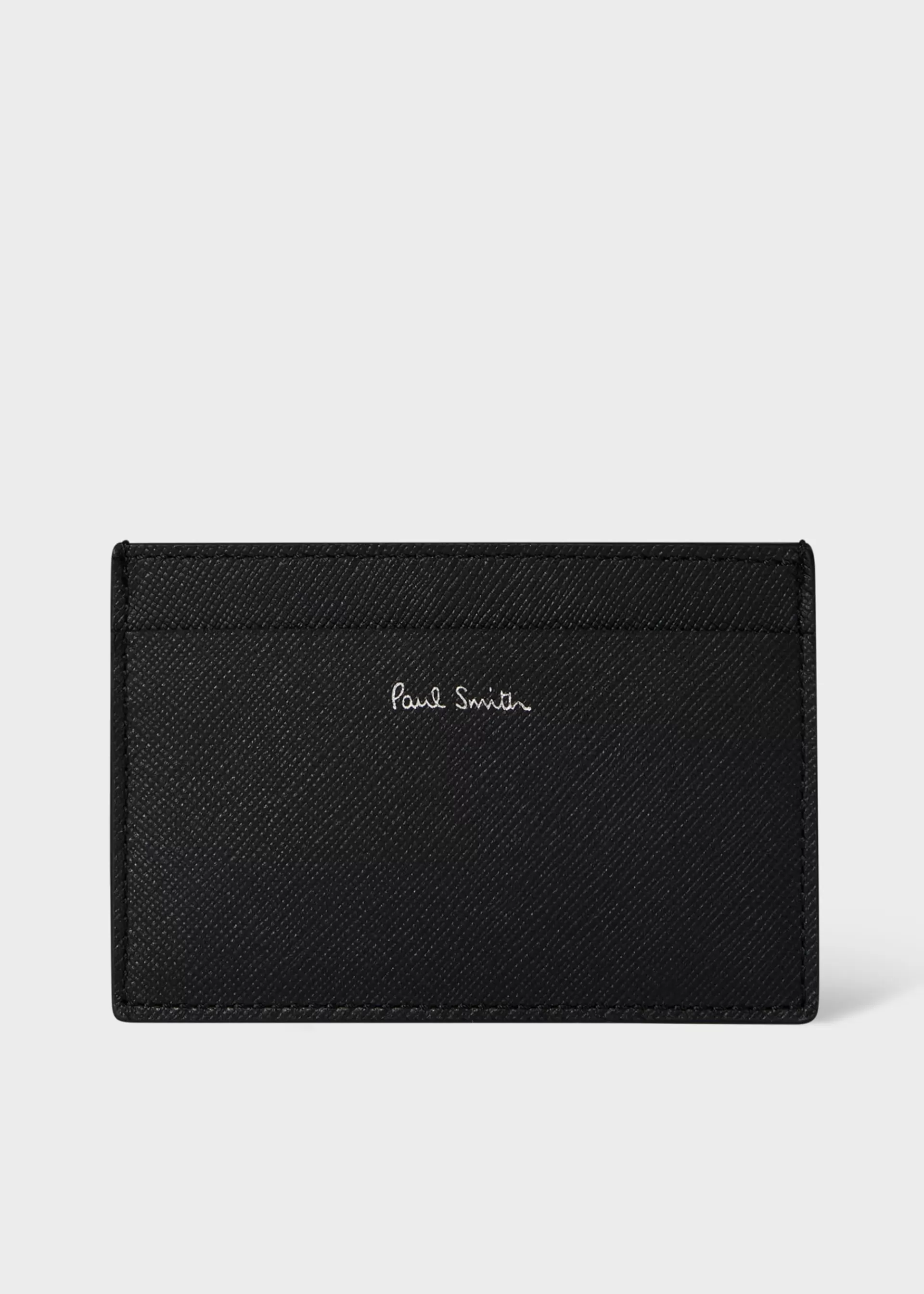 'Mini Stripe' Print Leather Card Holder>Paul Smith Discount