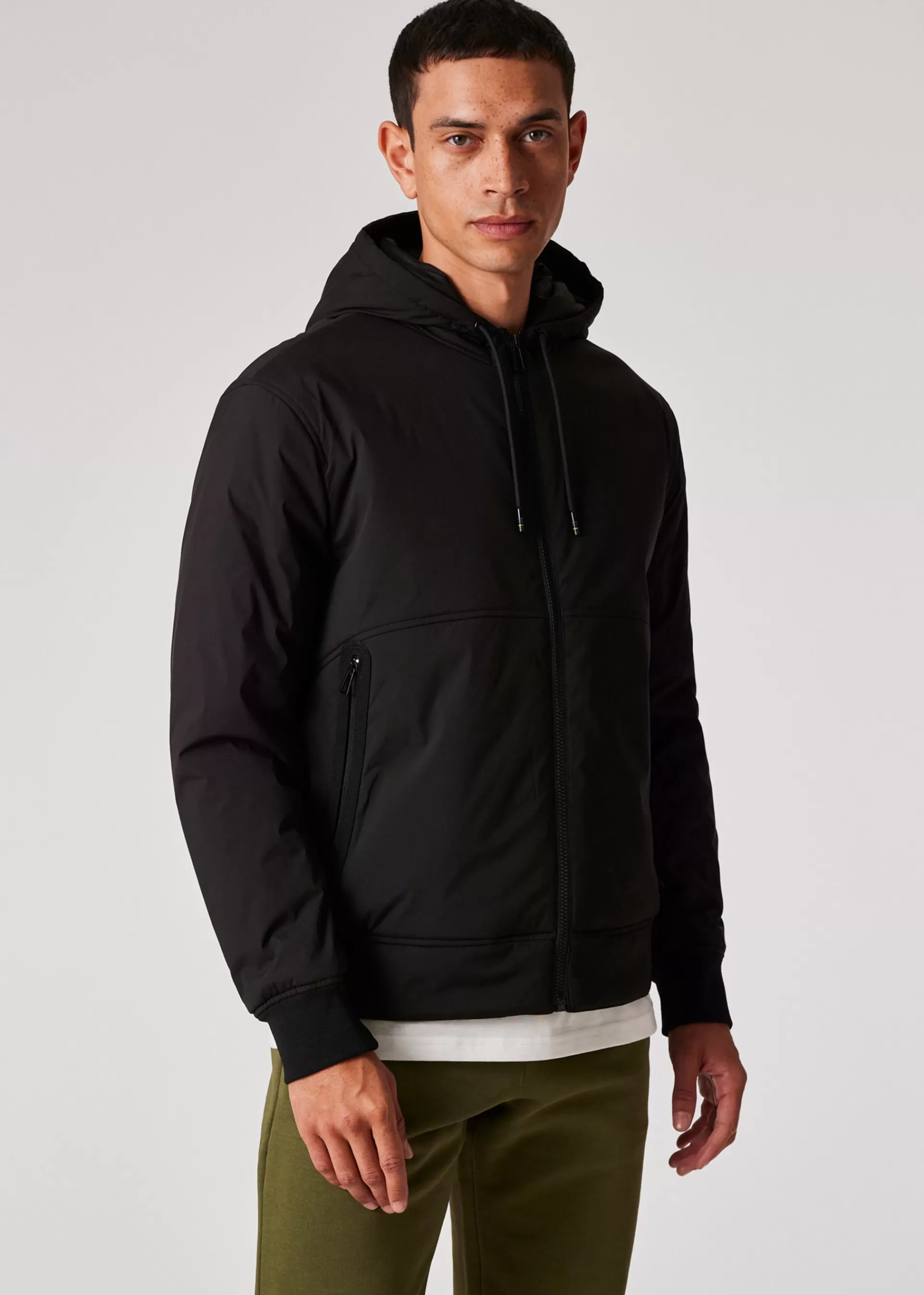 Mixed Media Hooded Jacket>Paul Smith Discount