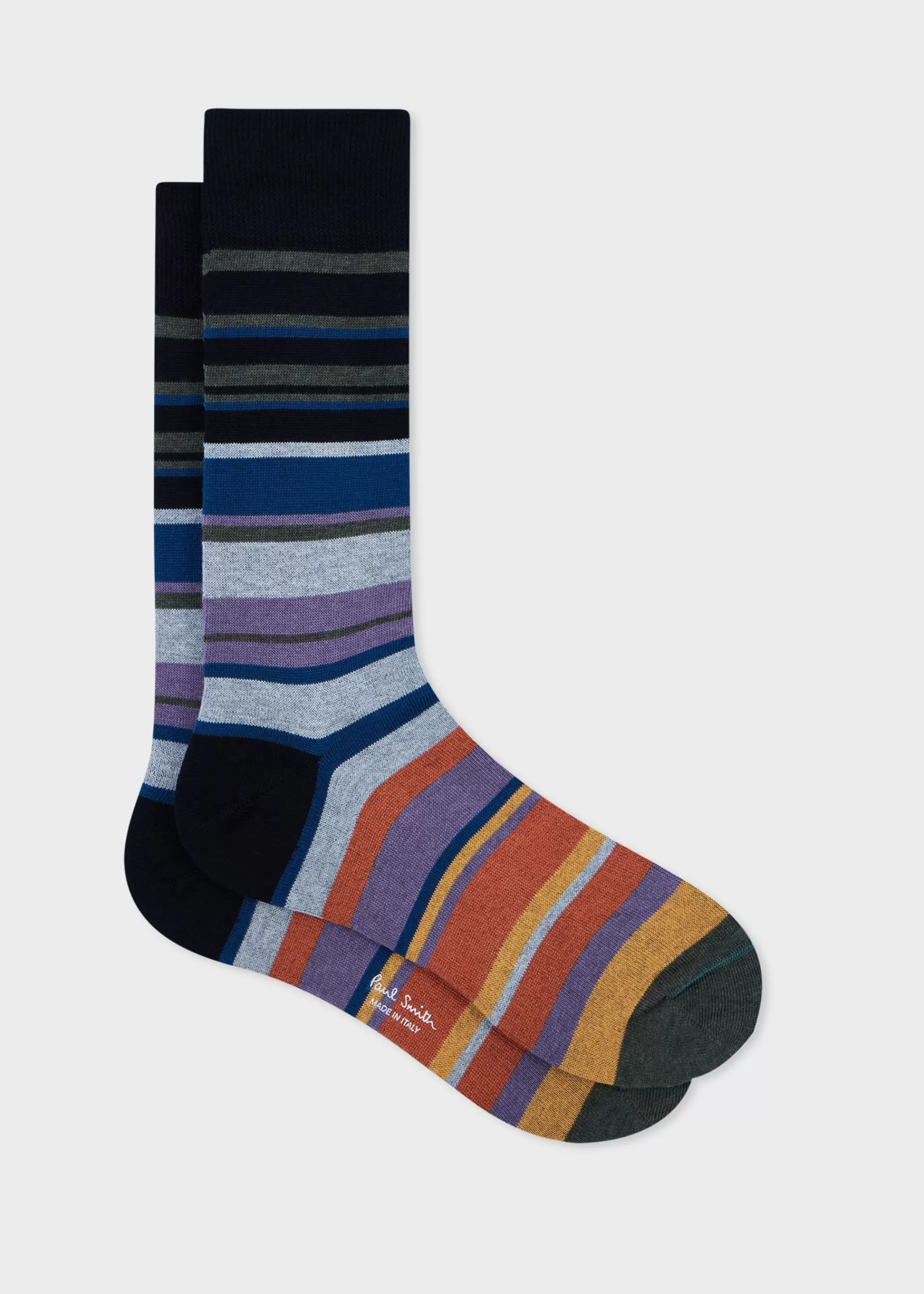 Mixed Stripe Socks>Paul Smith Clearance