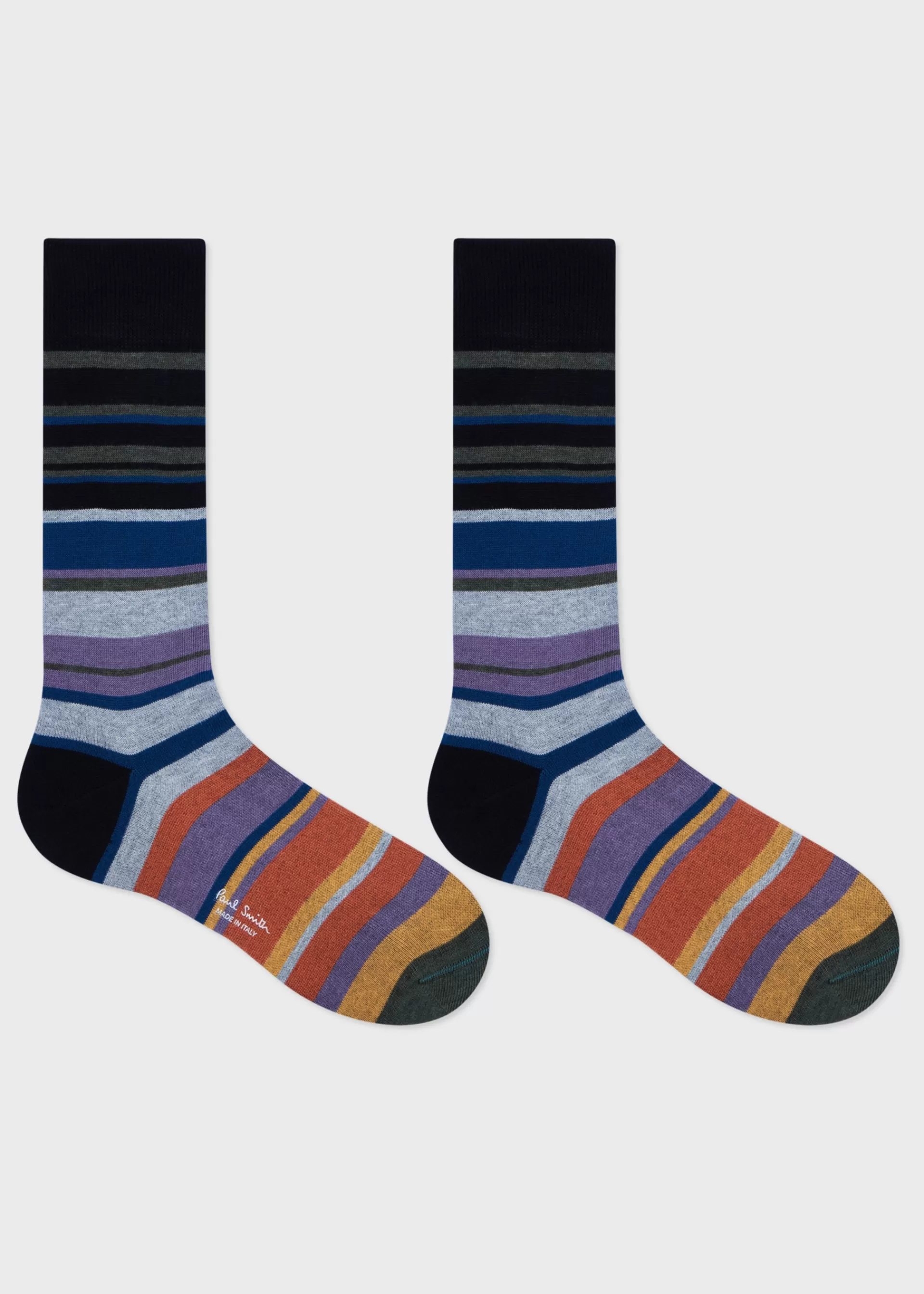 Mixed Stripe Socks>Paul Smith Clearance