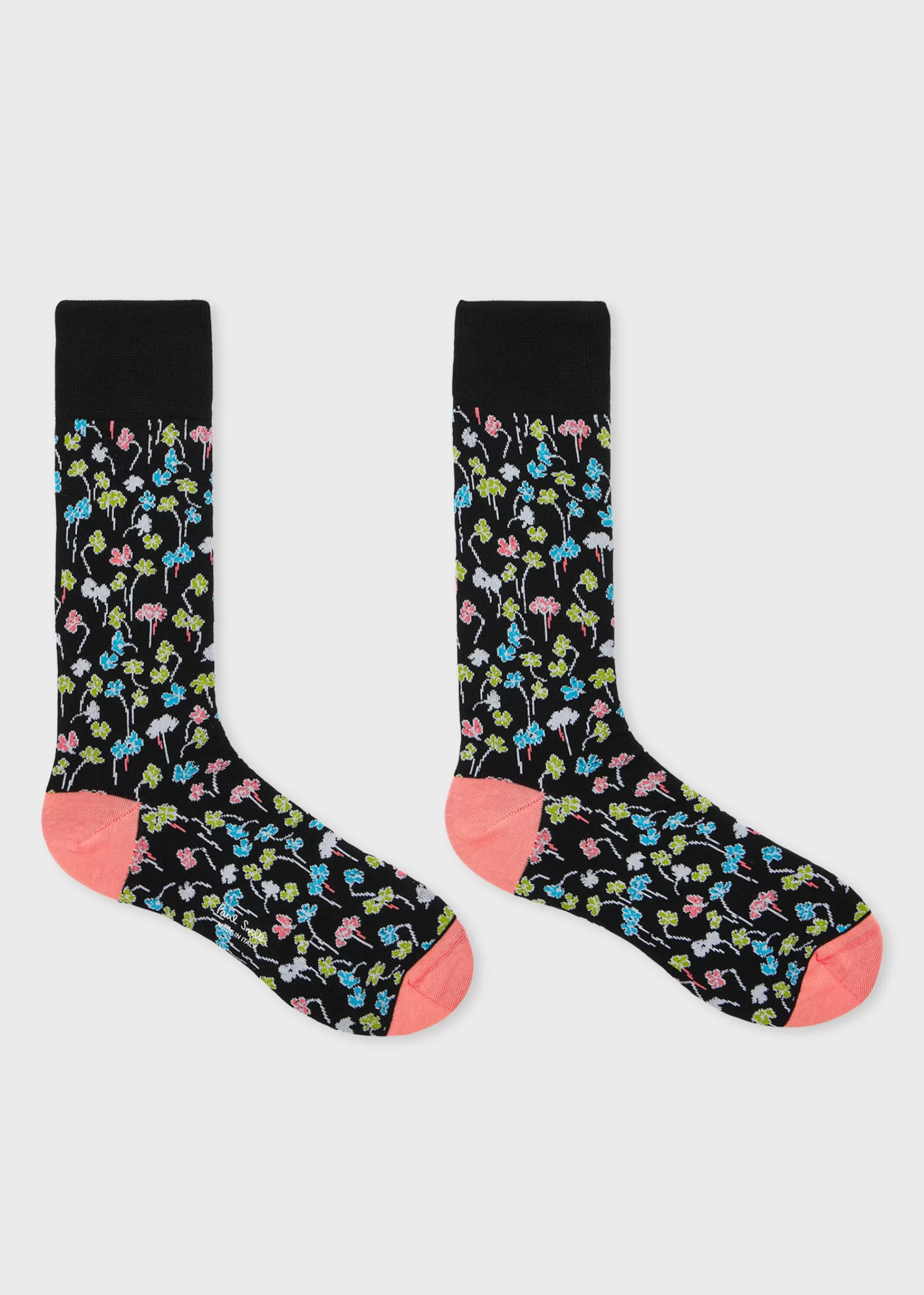 Multicolour Floral Socks>Paul Smith Store