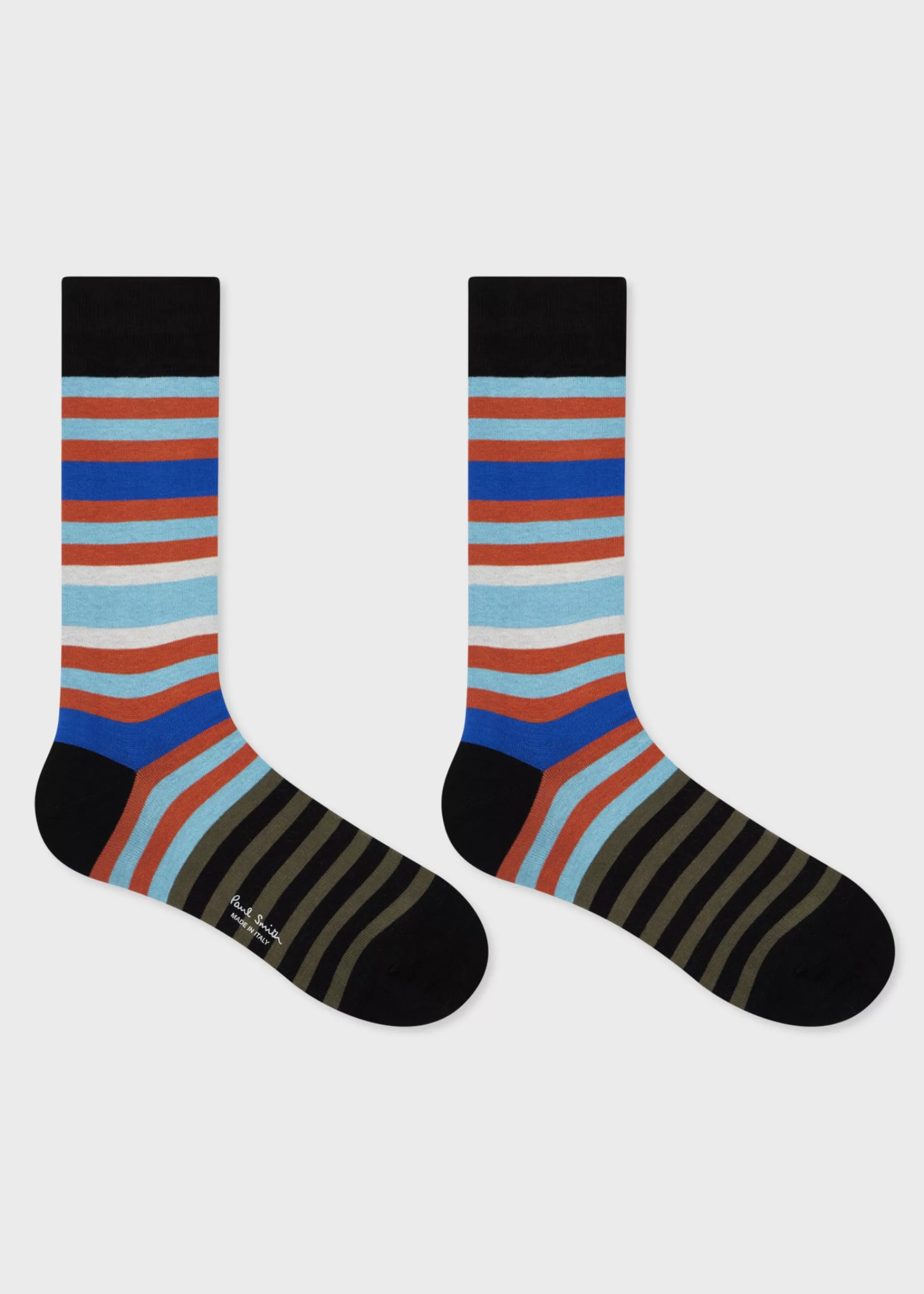 Multi-Stripe Cotton-Blend Socks>Paul Smith Cheap