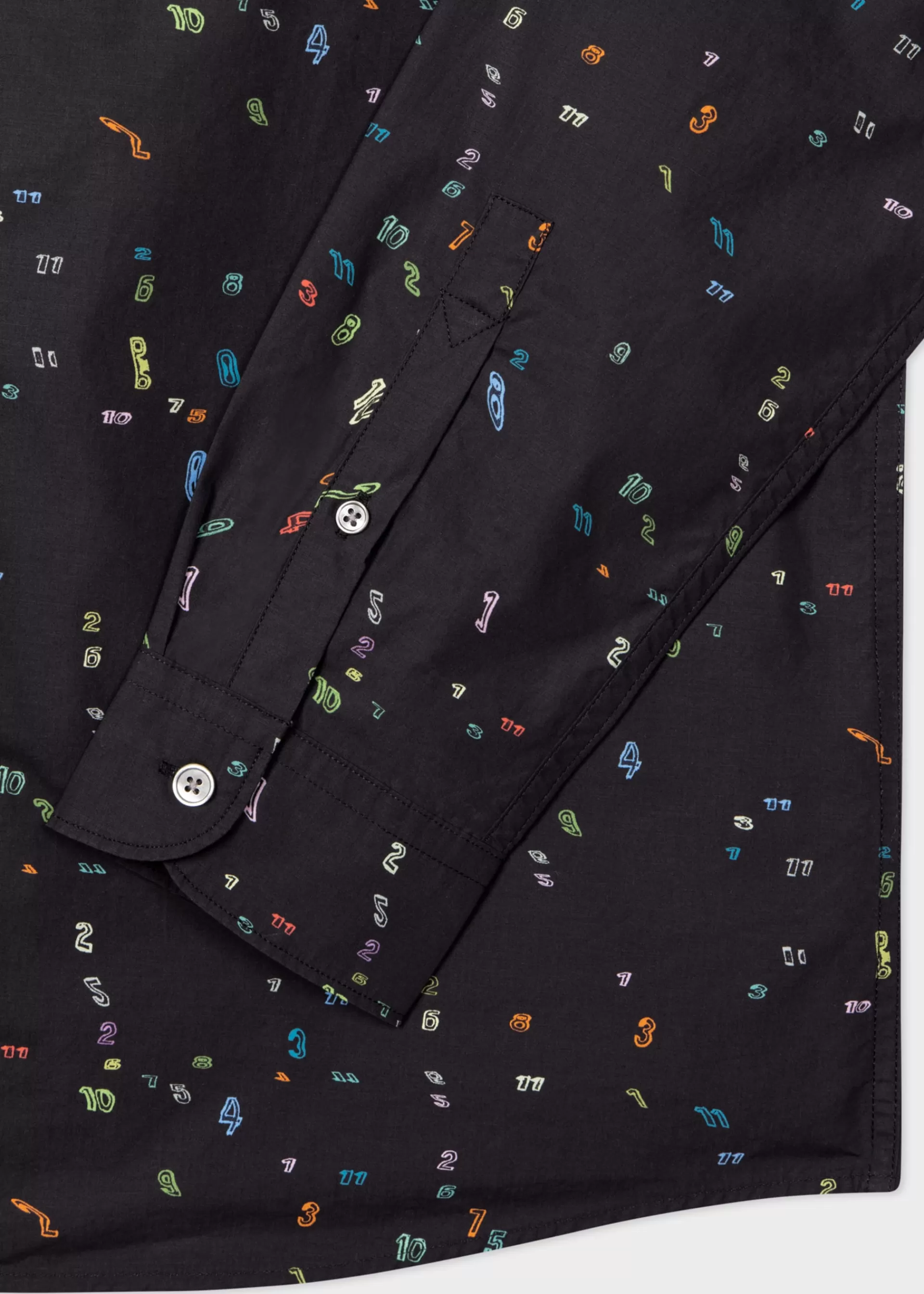 'Numbers' Long-Sleeve Shirt>Paul Smith Sale