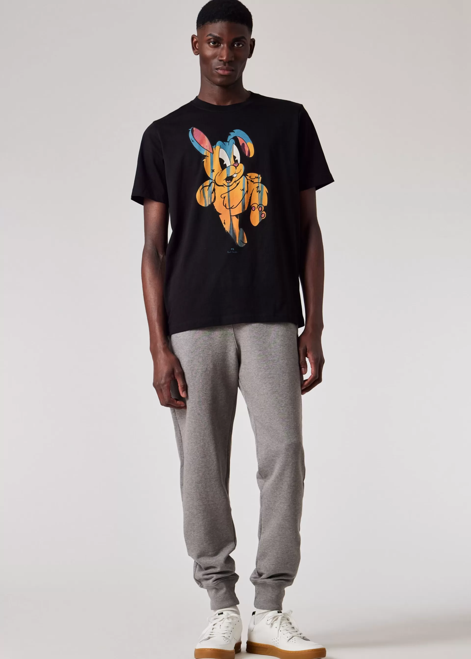 'Painted Bunny' Print T-Shirt>Paul Smith Hot