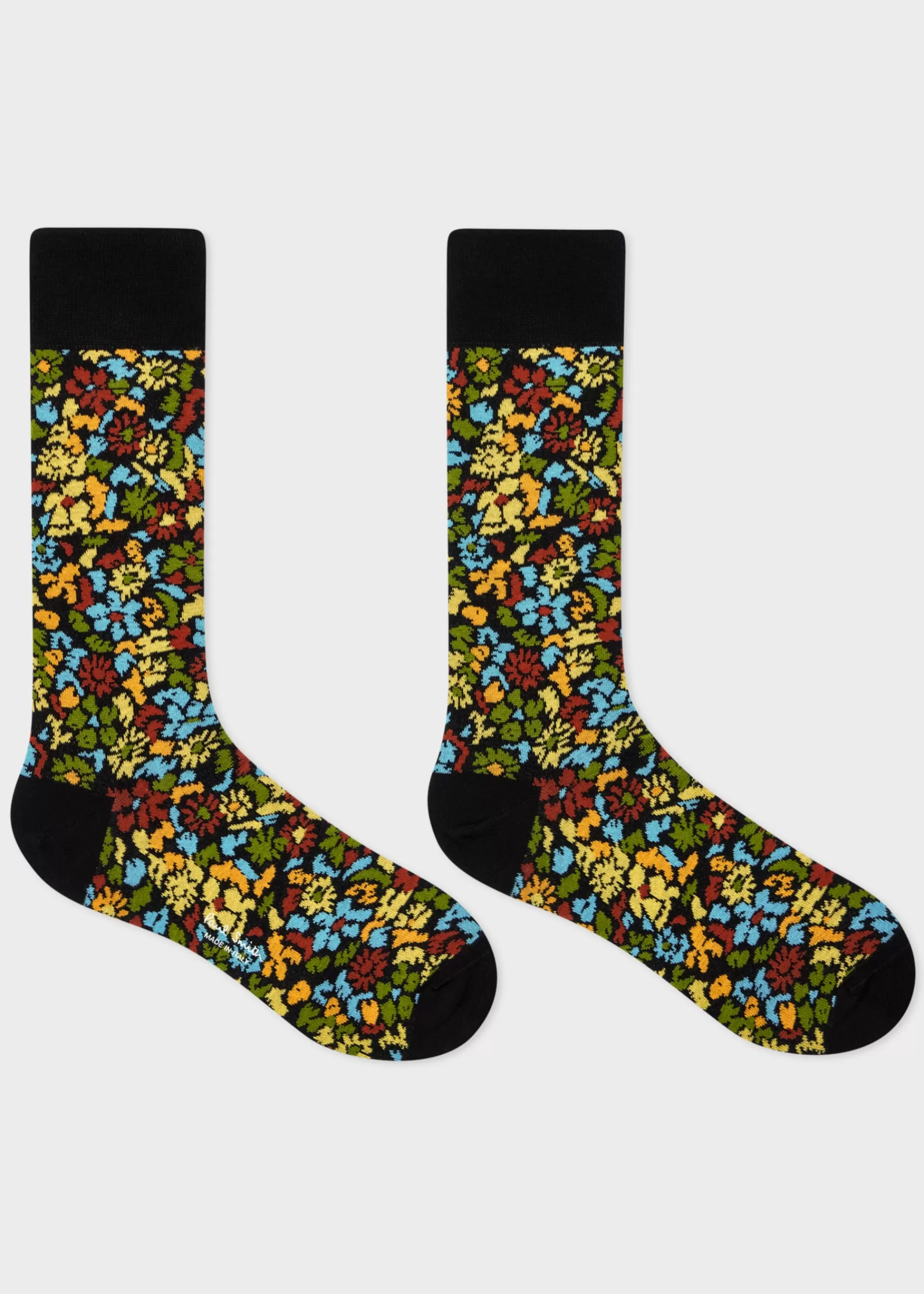 'Pencil Floral' Socks>Paul Smith Online