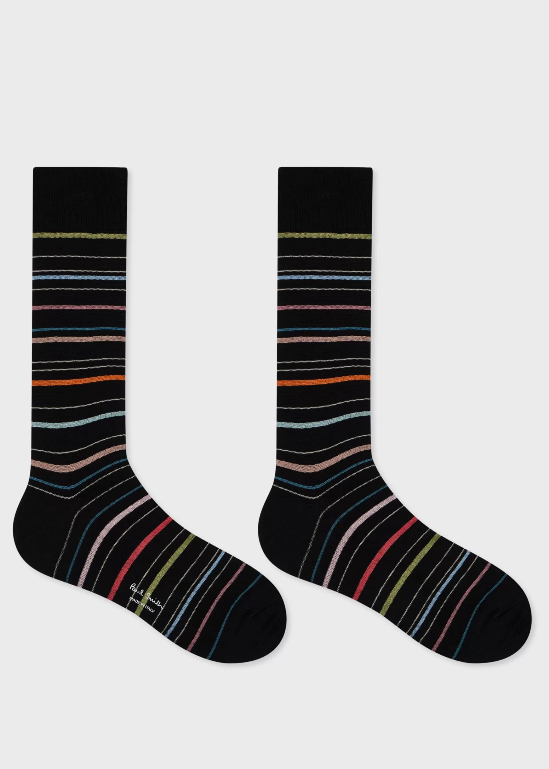 'Pencil Stripe' Socks>Paul Smith Store