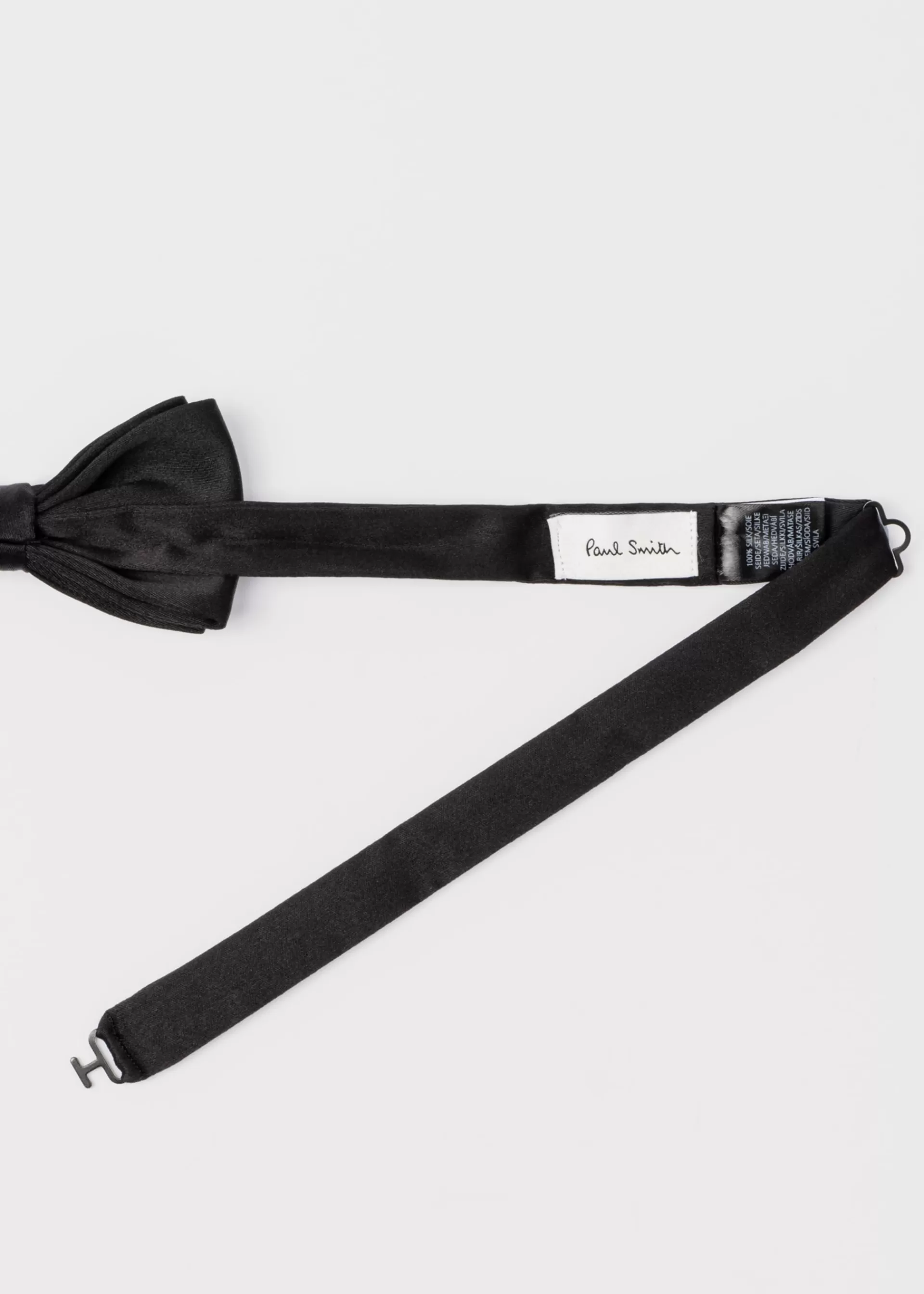 Black Pre-Tied Silk Bow Tie>Paul Smith Store