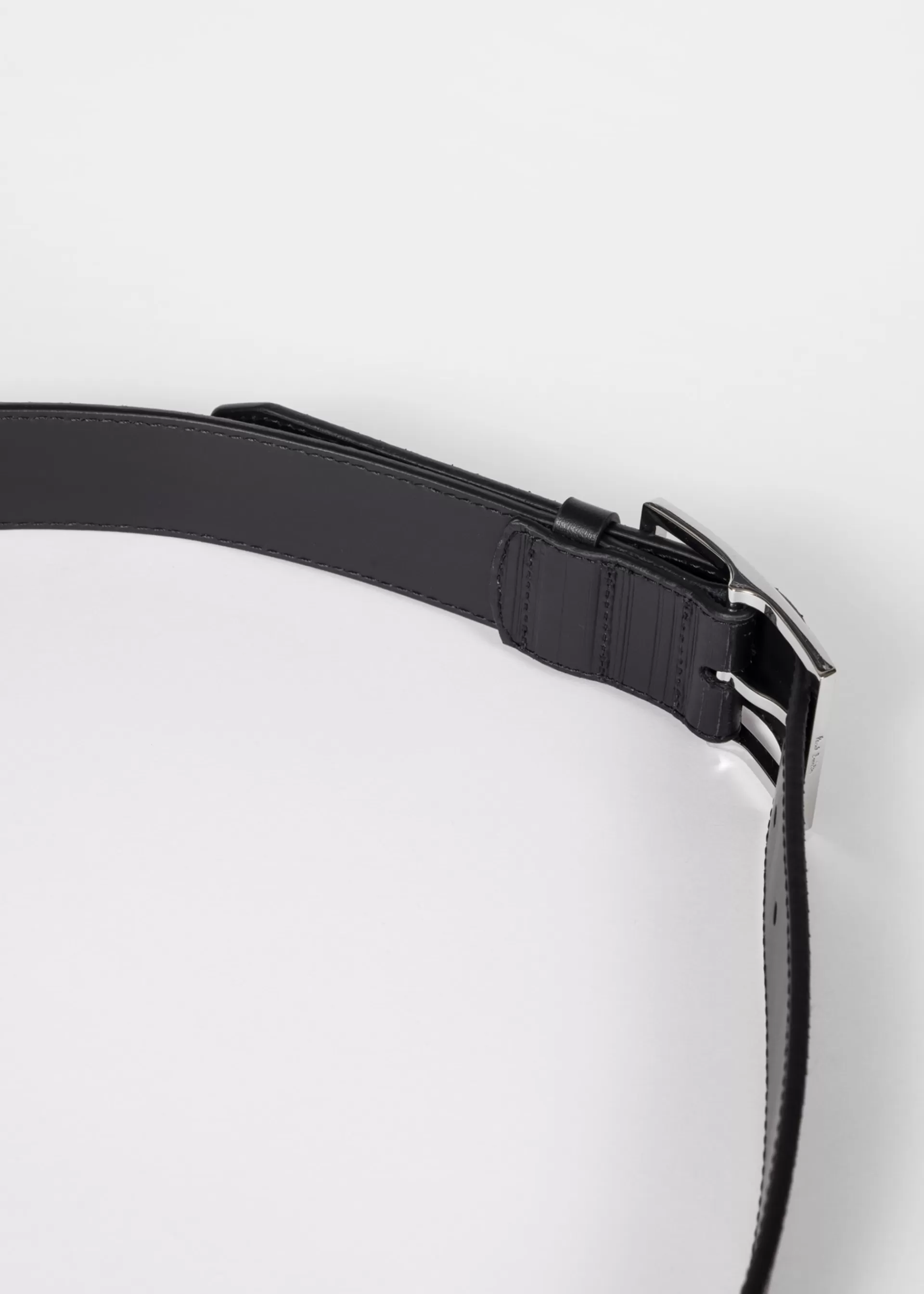 'Shadow Stripe' Leather Belt>Paul Smith New