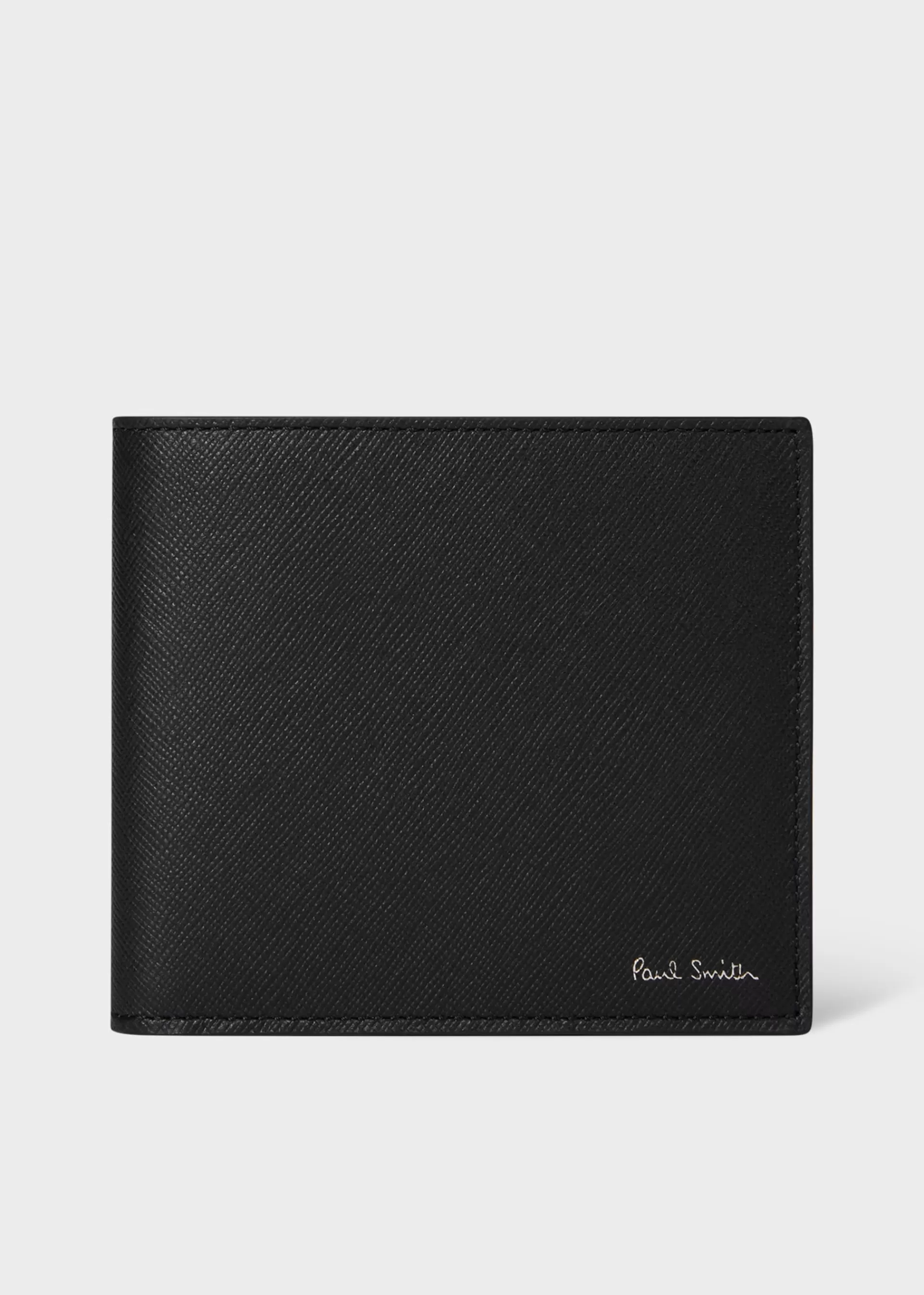 'Signature Stripe Balloon Mount Fuji' Interior Billfold Wallet>Paul Smith Cheap