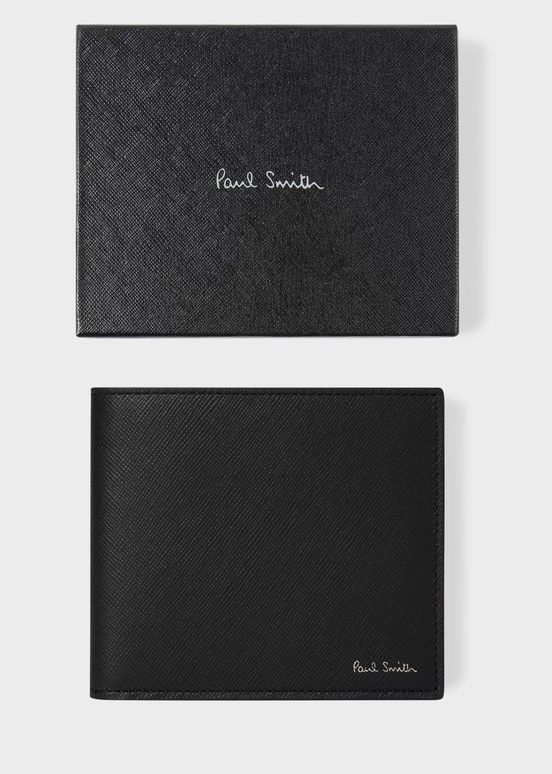 'Signature Stripe Balloon Mount Fuji' Interior Billfold Wallet>Paul Smith Cheap