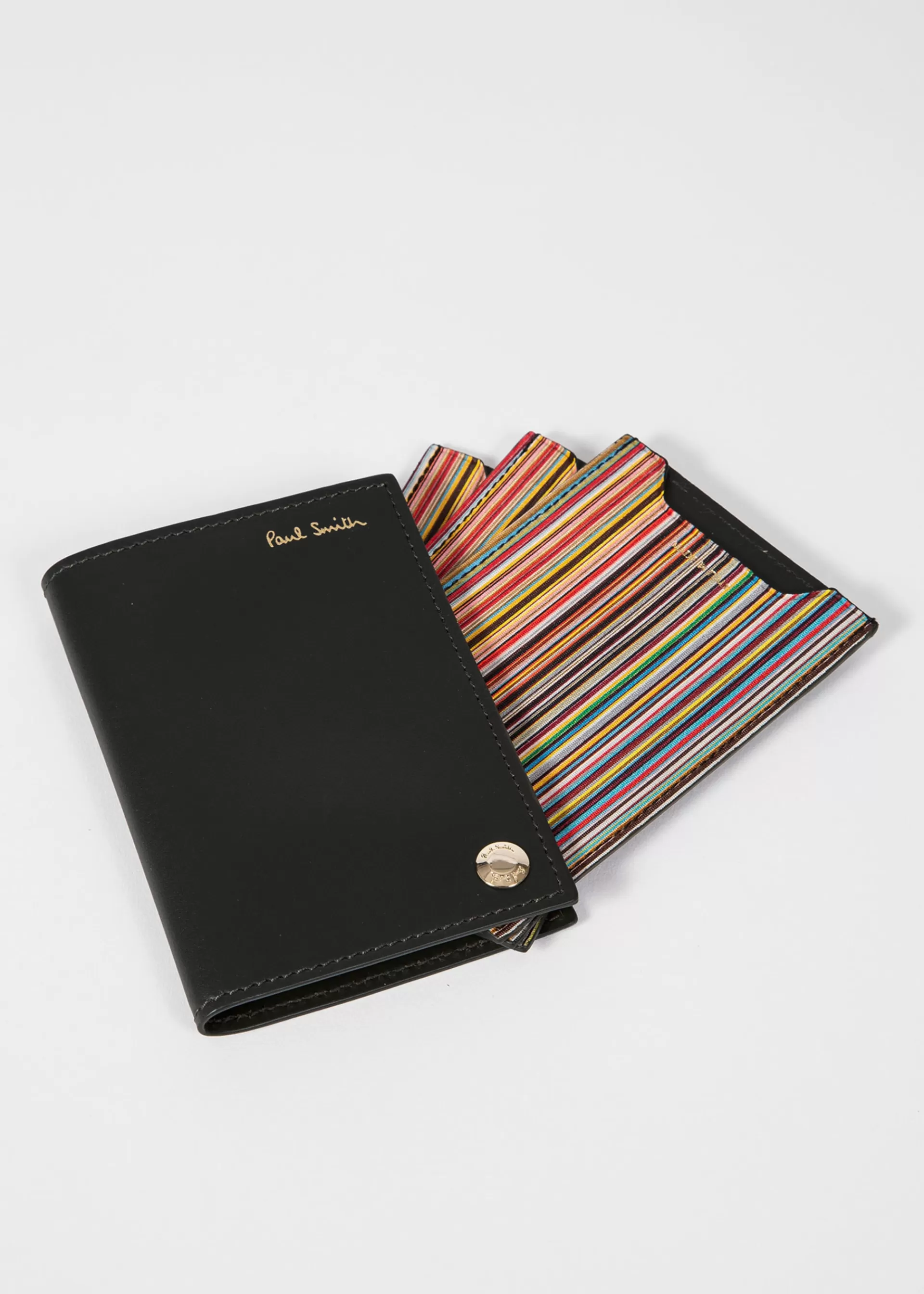 'Signature Stripe' Interior Pivot Card Holder>Paul Smith Shop