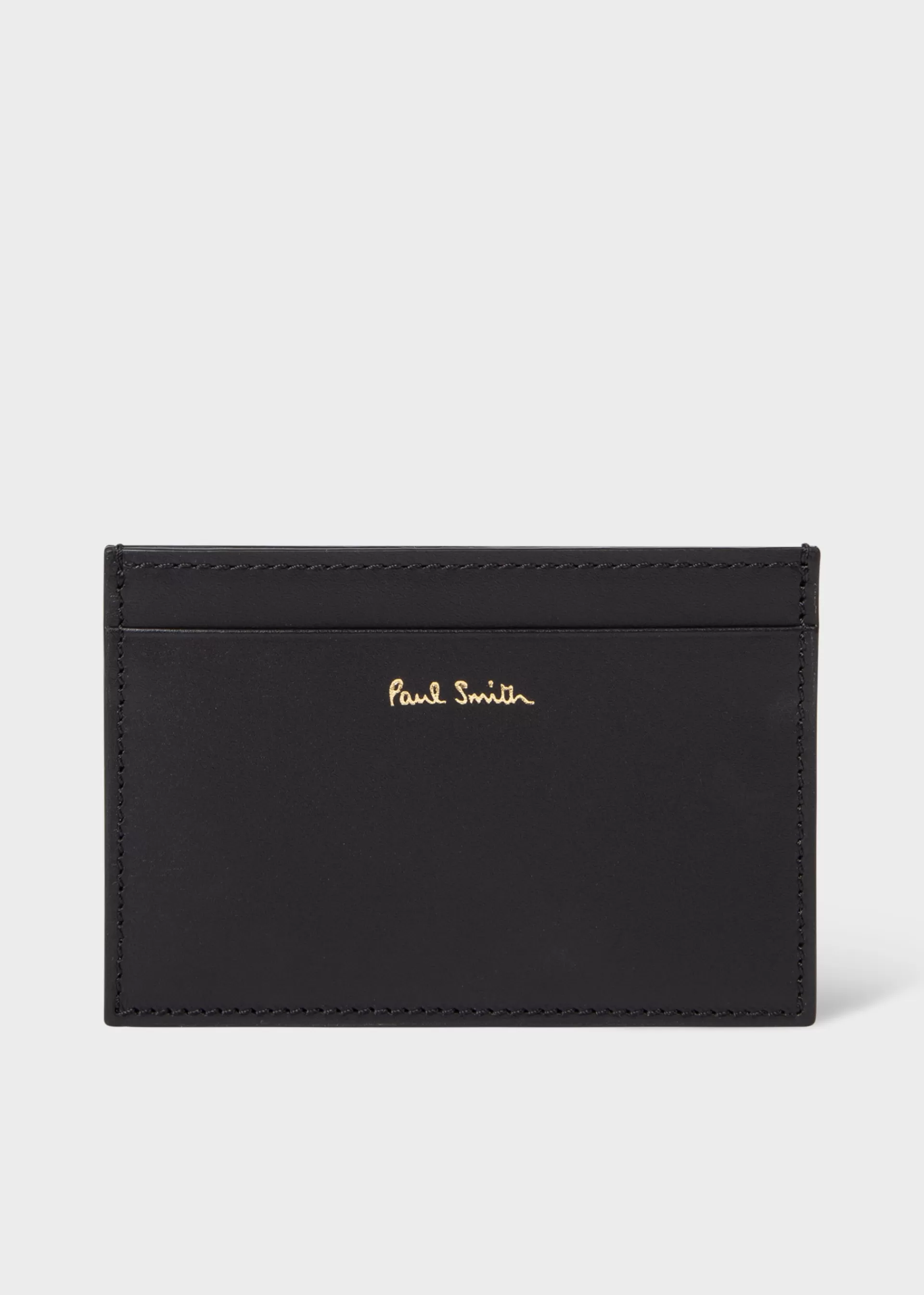 'Signature Stripe' Leather Card Holder>Paul Smith Shop