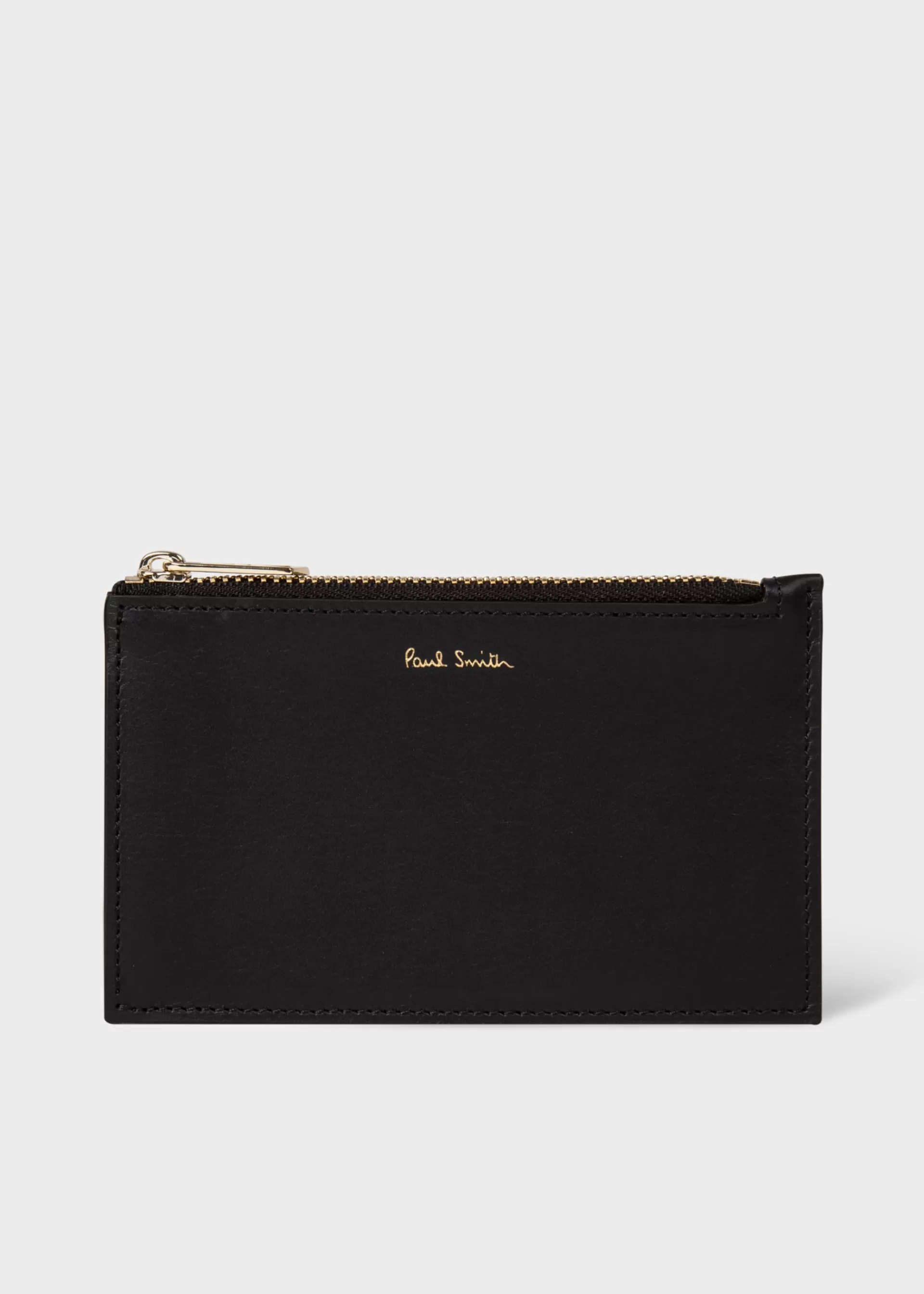 'Signature Stripe' Leather Zip Pouch>Paul Smith Best