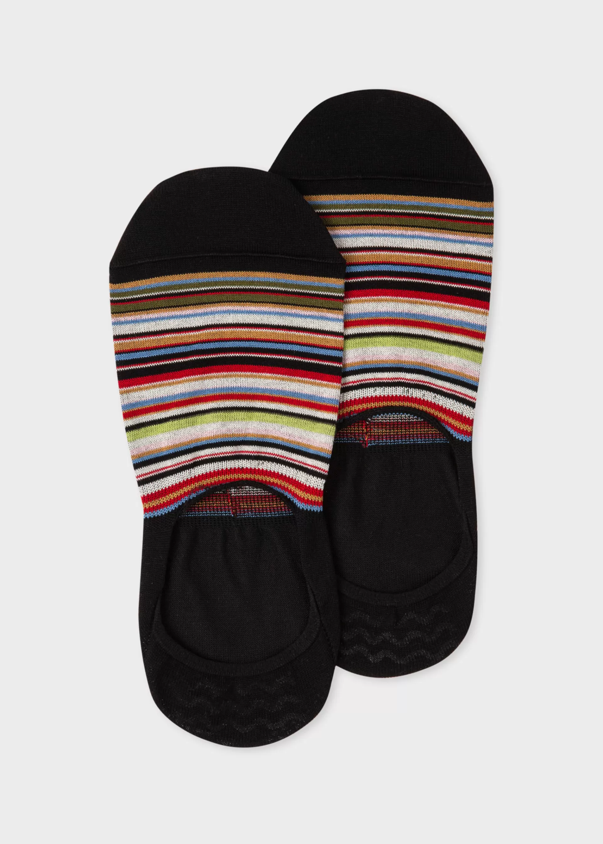 Black 'Signature Stripe' Loafer Socks>Paul Smith Flash Sale