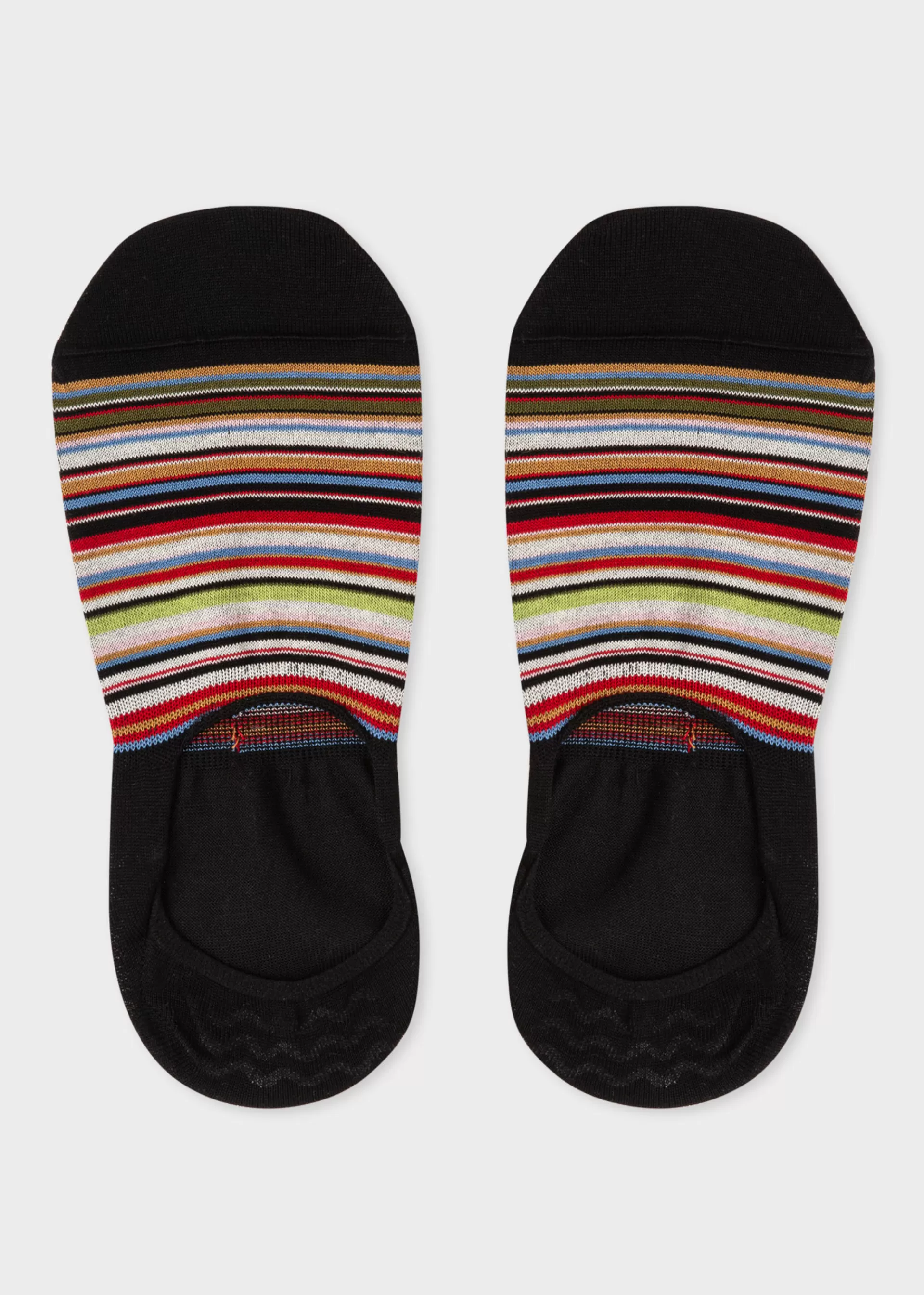 Black 'Signature Stripe' Loafer Socks>Paul Smith Flash Sale