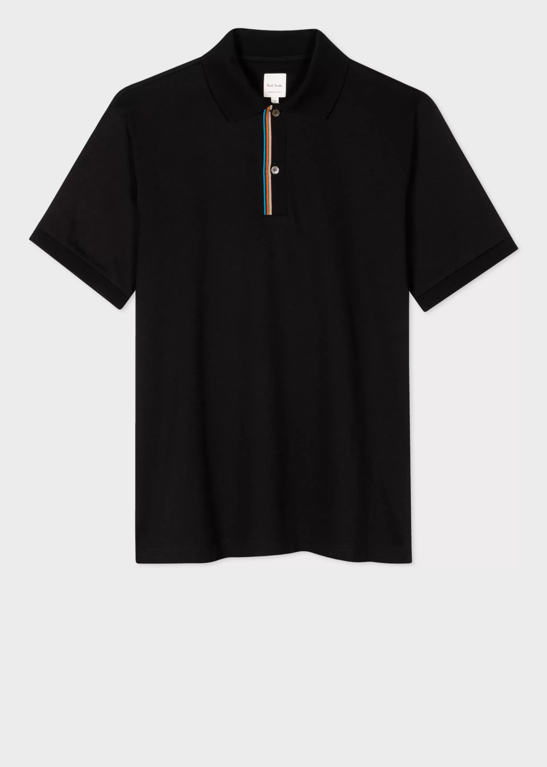 'Signature Stripe' Trim Polo Shirt>Paul Smith New