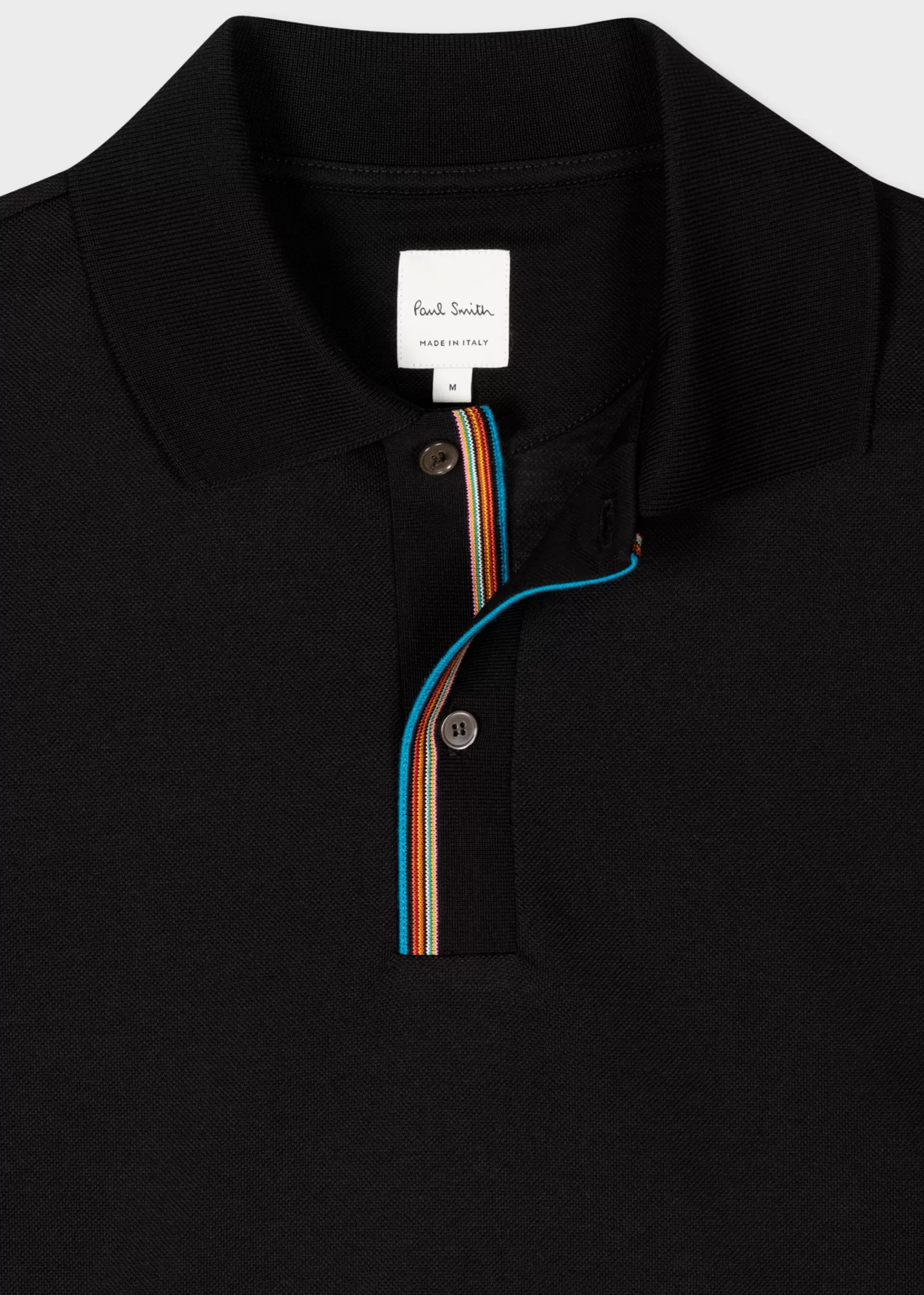 'Signature Stripe' Trim Polo Shirt>Paul Smith New