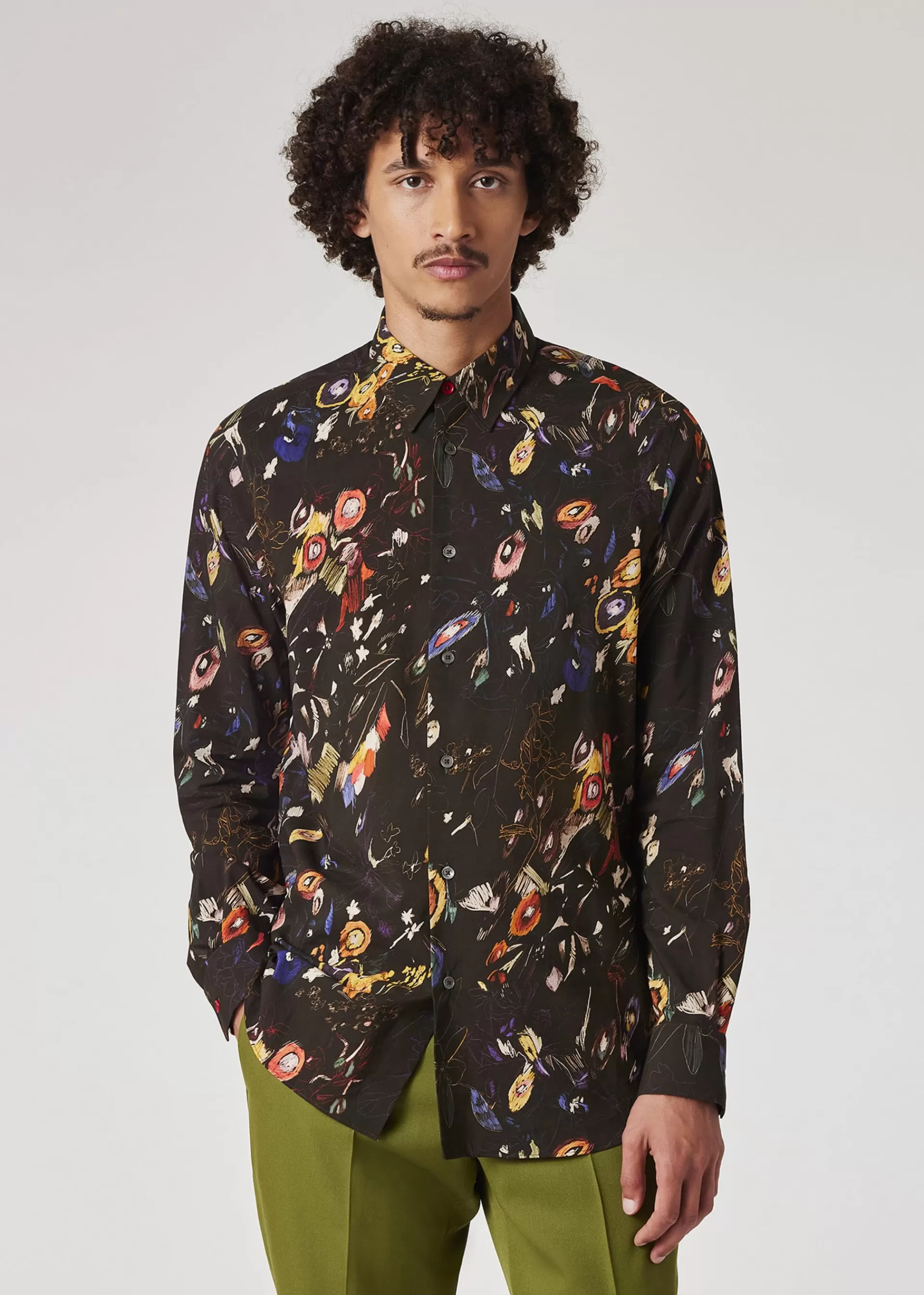 'Sketchbook Botanical' Shirt>Paul Smith Shop