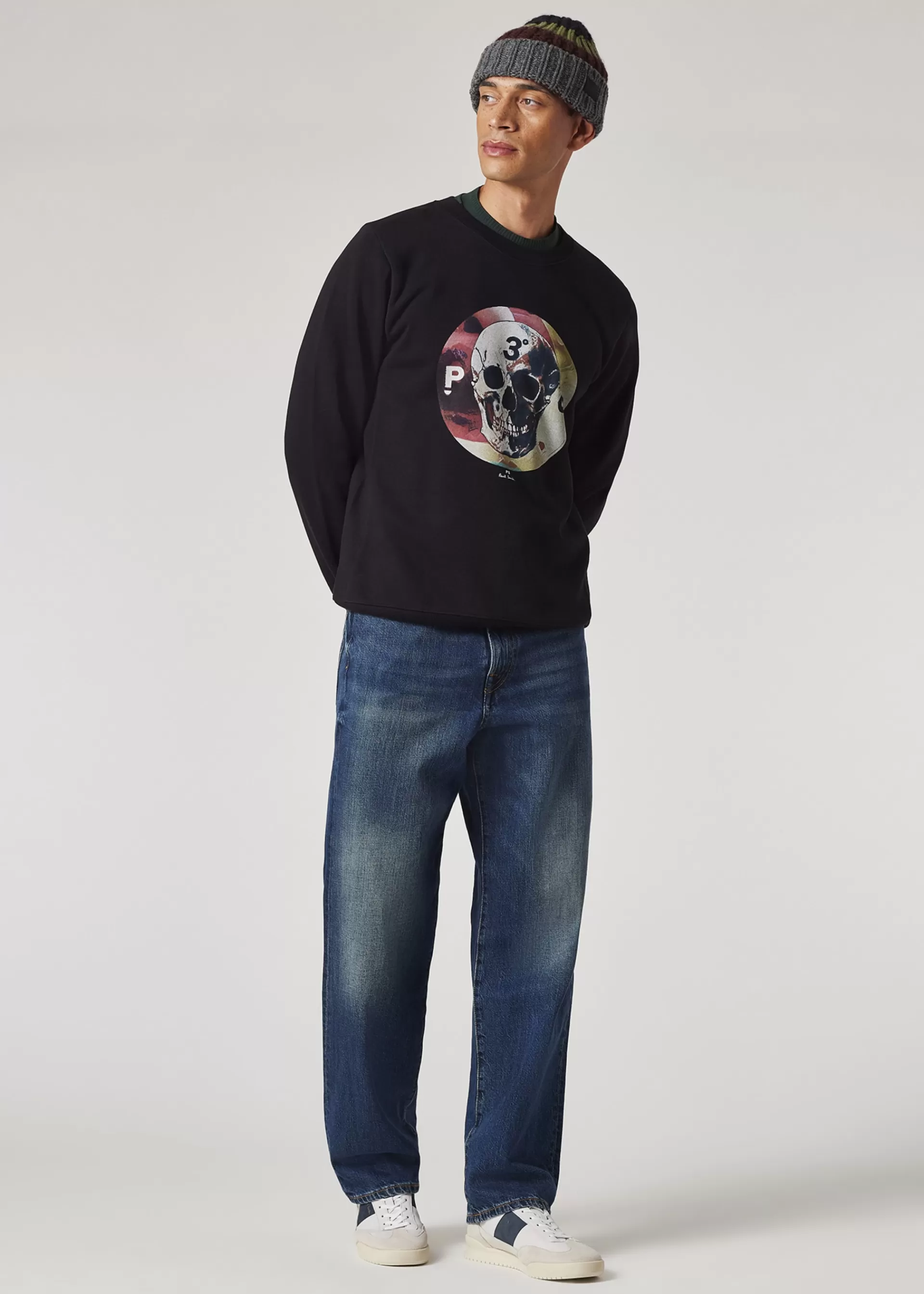 'Skull' Print Sweatshirt>Paul Smith Shop