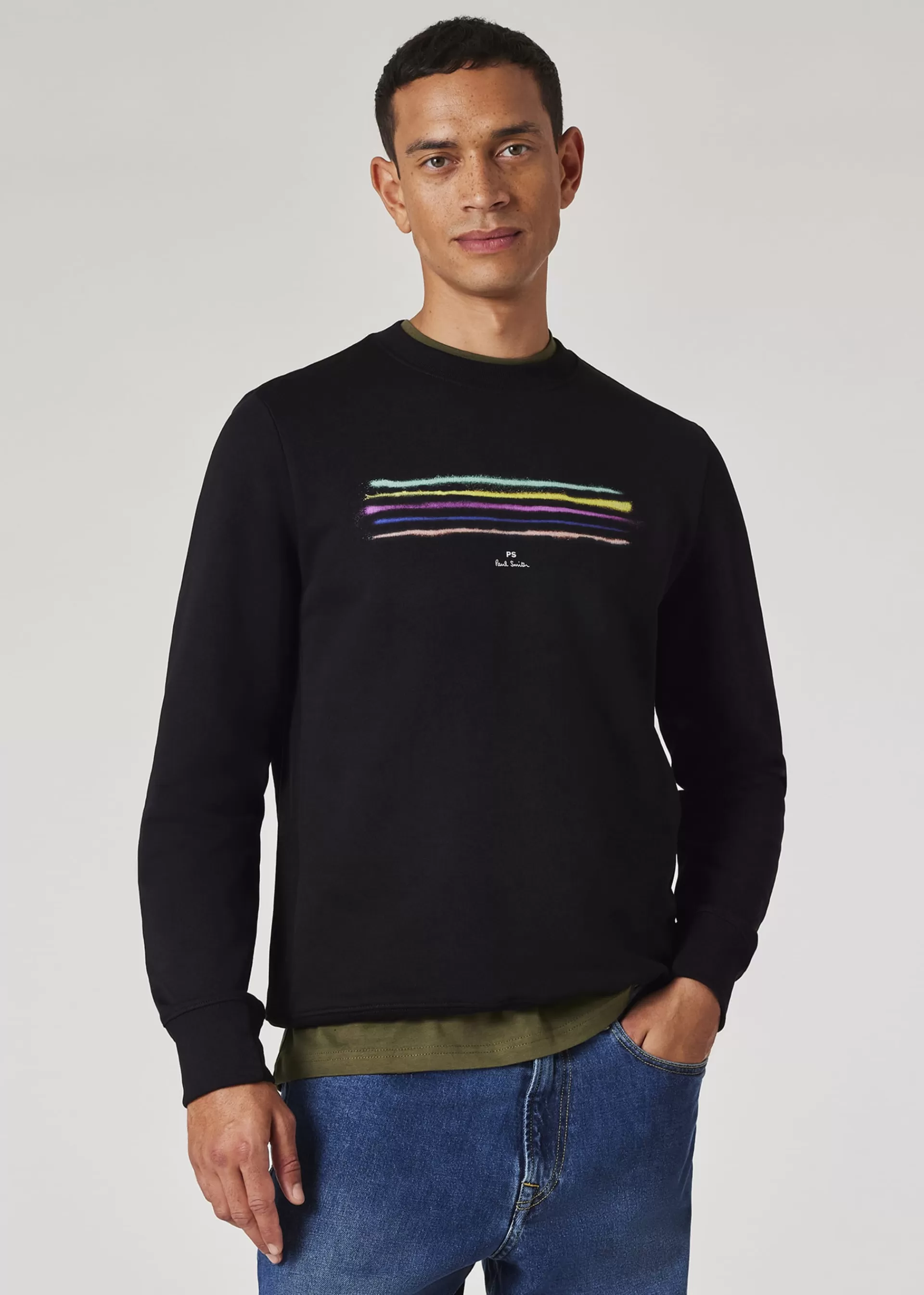 Stripe Print Sweatshirt>Paul Smith Flash Sale