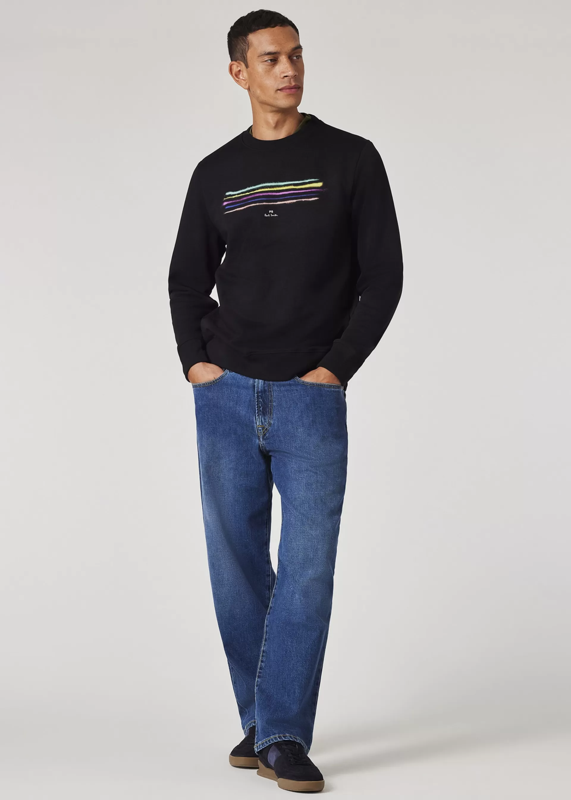 Stripe Print Sweatshirt>Paul Smith Flash Sale