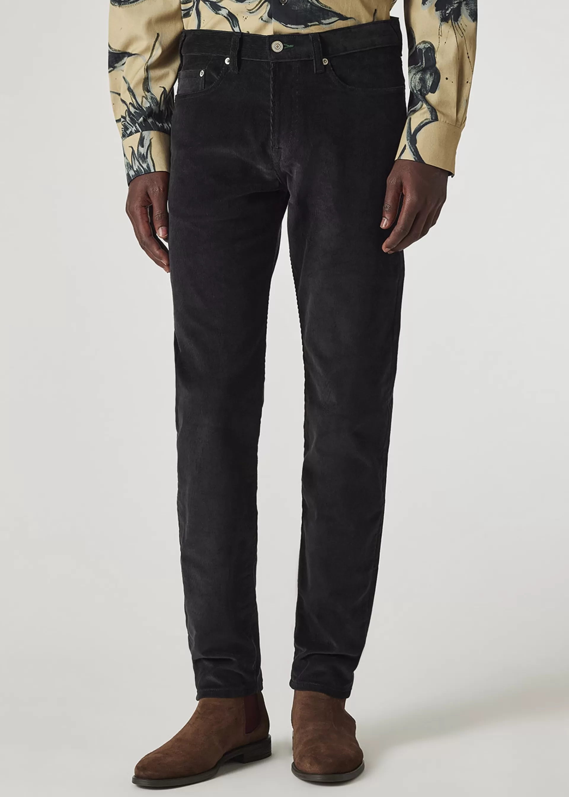 Tapered-Fit Organic Cotton Corduroy Trousers>Paul Smith Best Sale