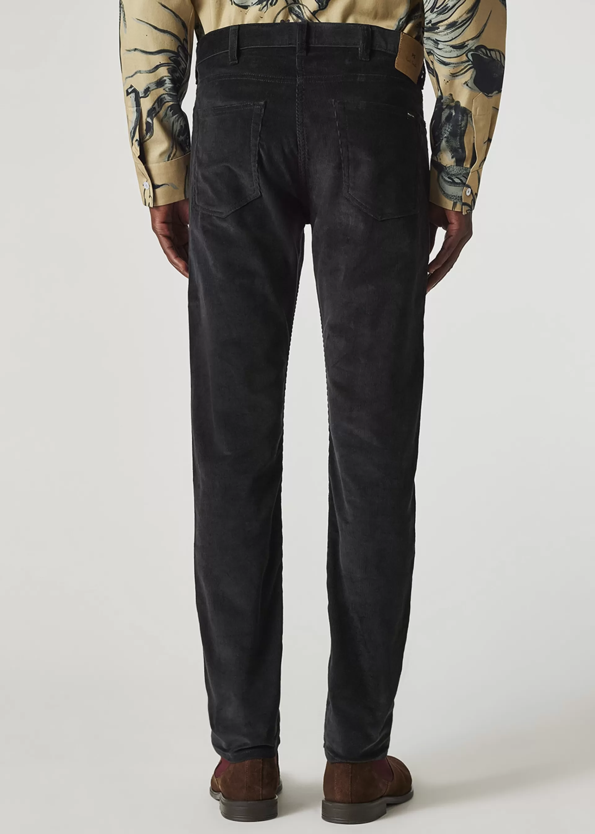 Tapered-Fit Organic Cotton Corduroy Trousers>Paul Smith Best Sale