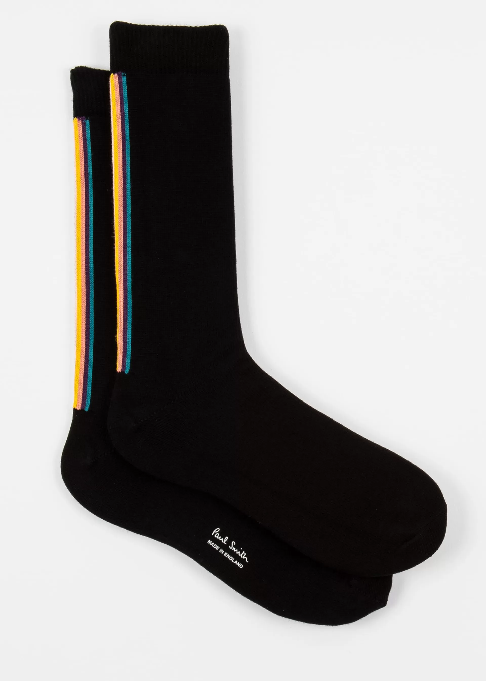 Black Vertical 'Artist Stripe' Socks>Paul Smith Hot