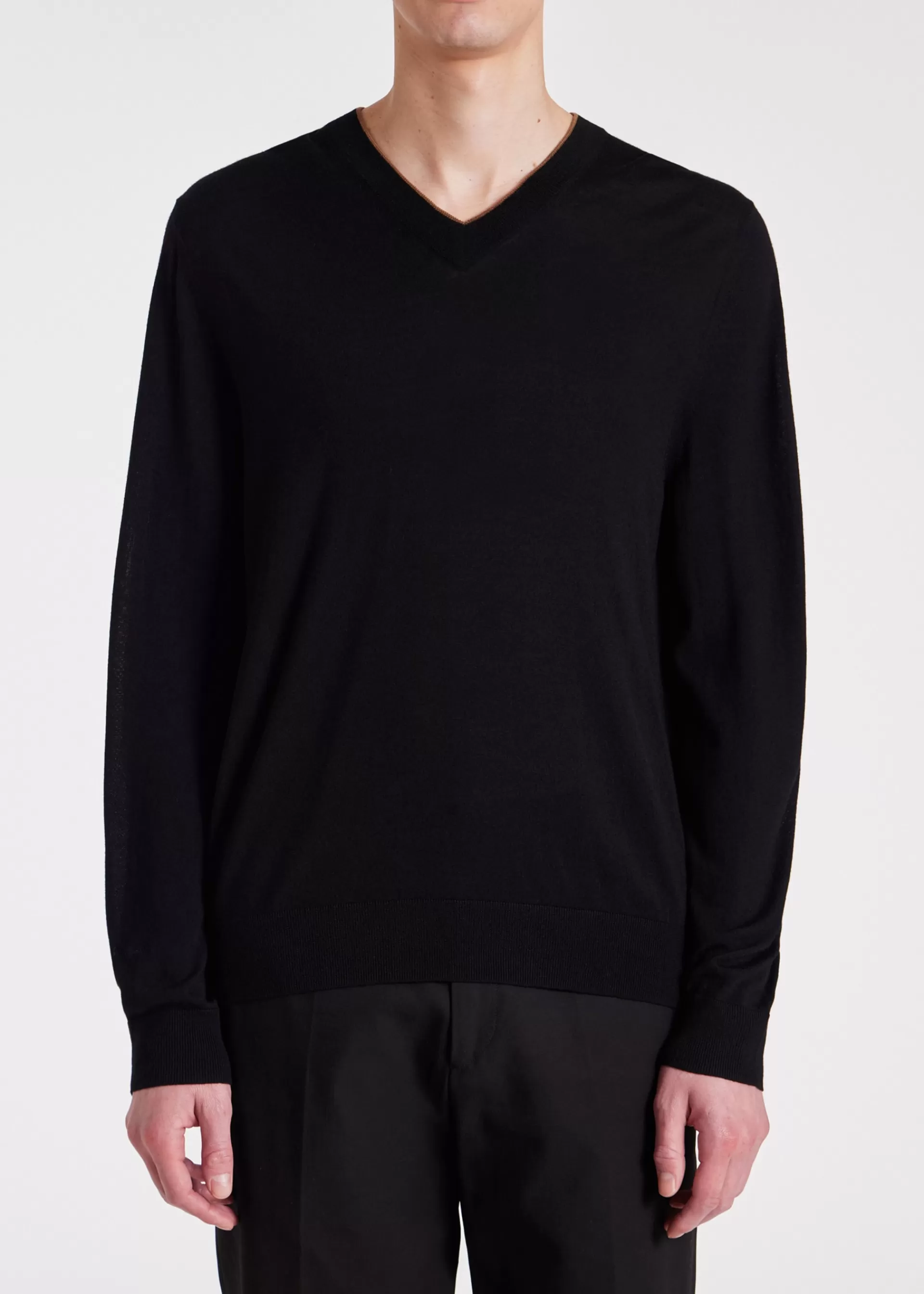 V-Neck Merino Wool Sweater>Paul Smith Store