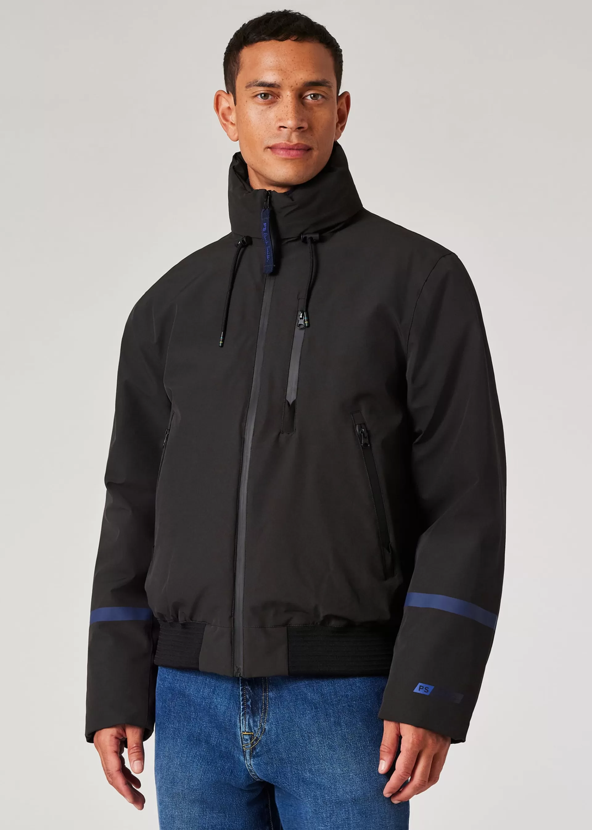 Water Repellent Wadded Short Jacket>Paul Smith Fashion