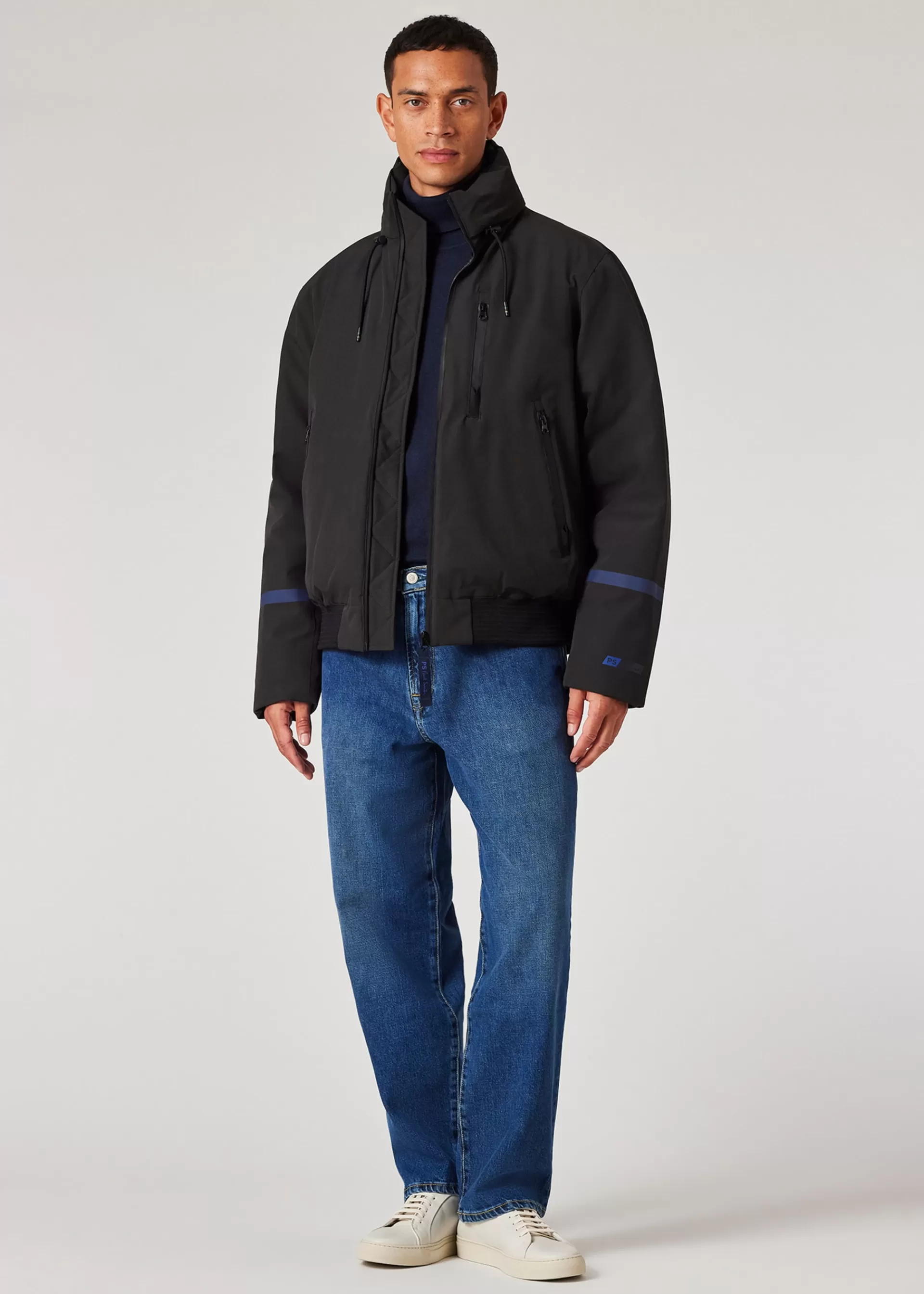 Water Repellent Wadded Short Jacket>Paul Smith Fashion