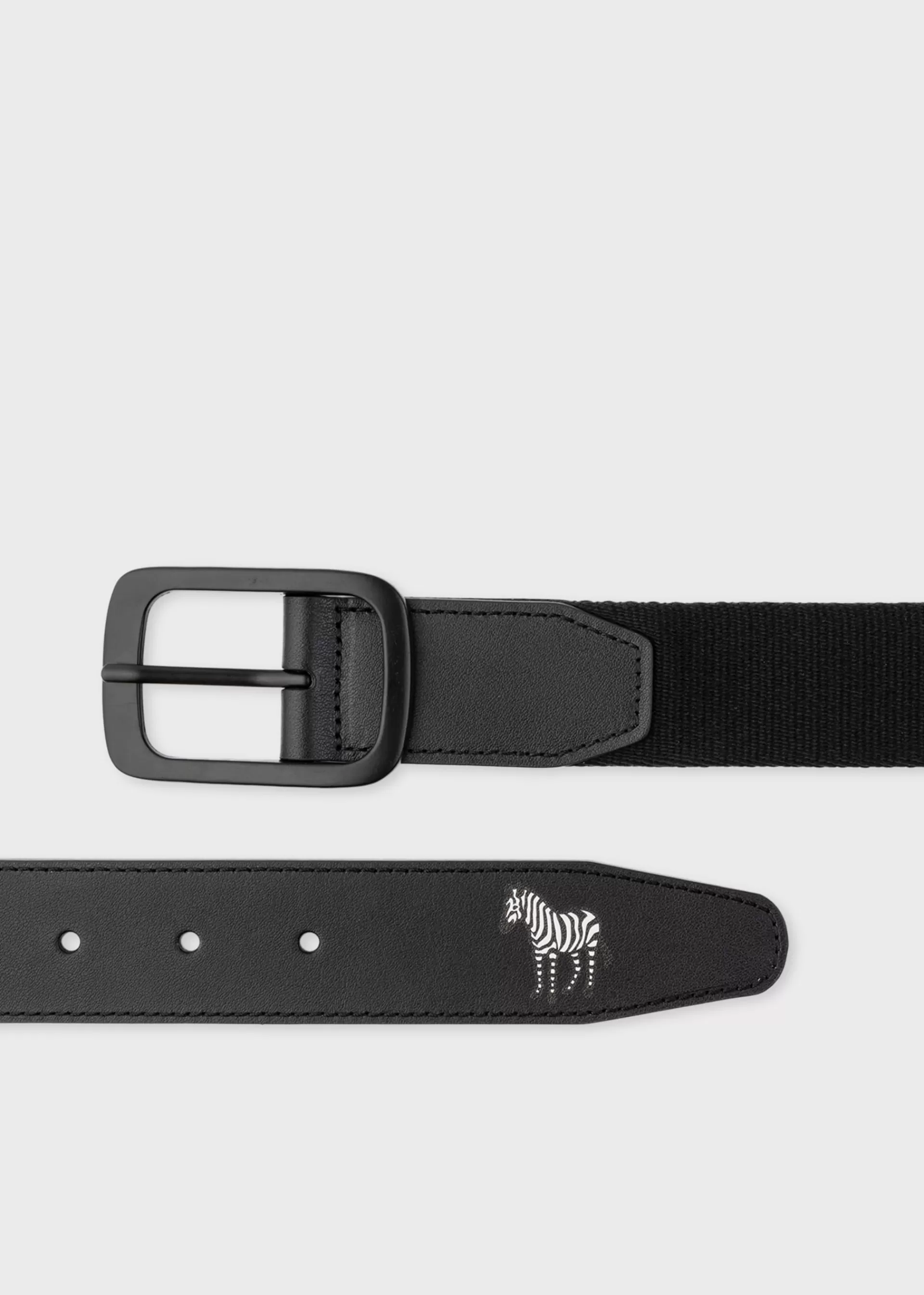 Webbing Belt With Zebra Tip>Paul Smith Online