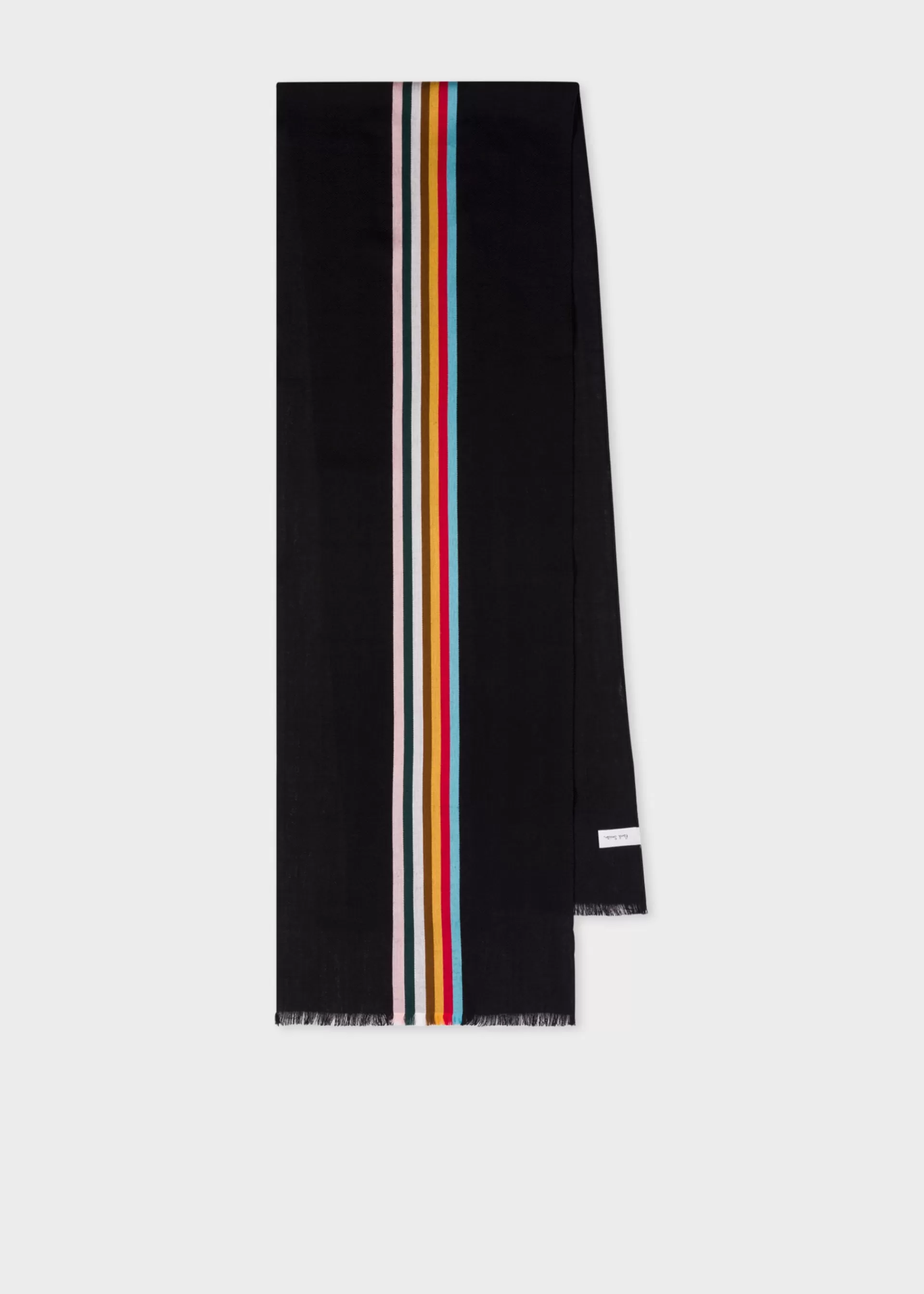 Wool-Blend Central Multi Stripe Scarf>Paul Smith Fashion