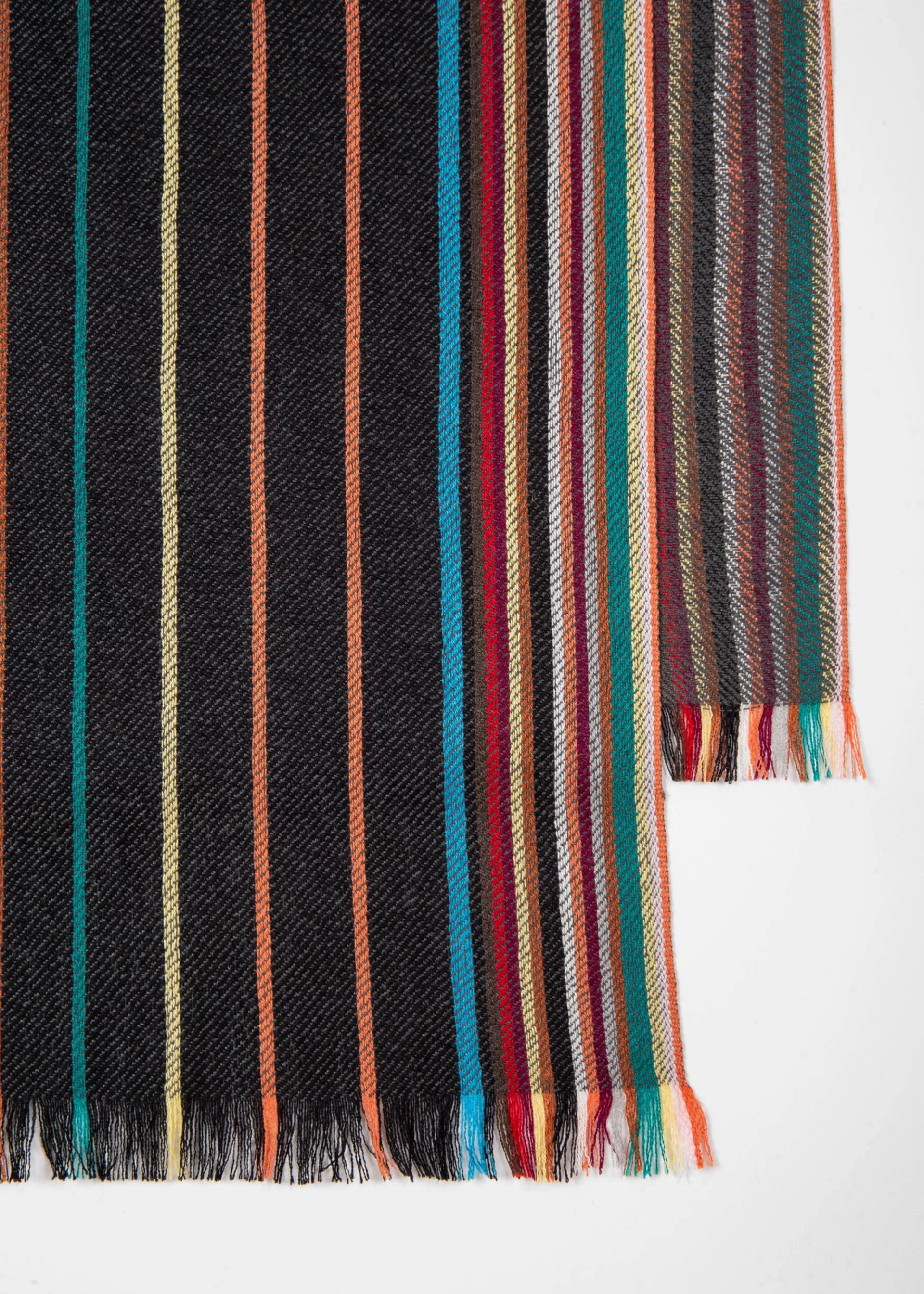 Wool-Silk 'Signature Stripe' Scarf>Paul Smith Cheap