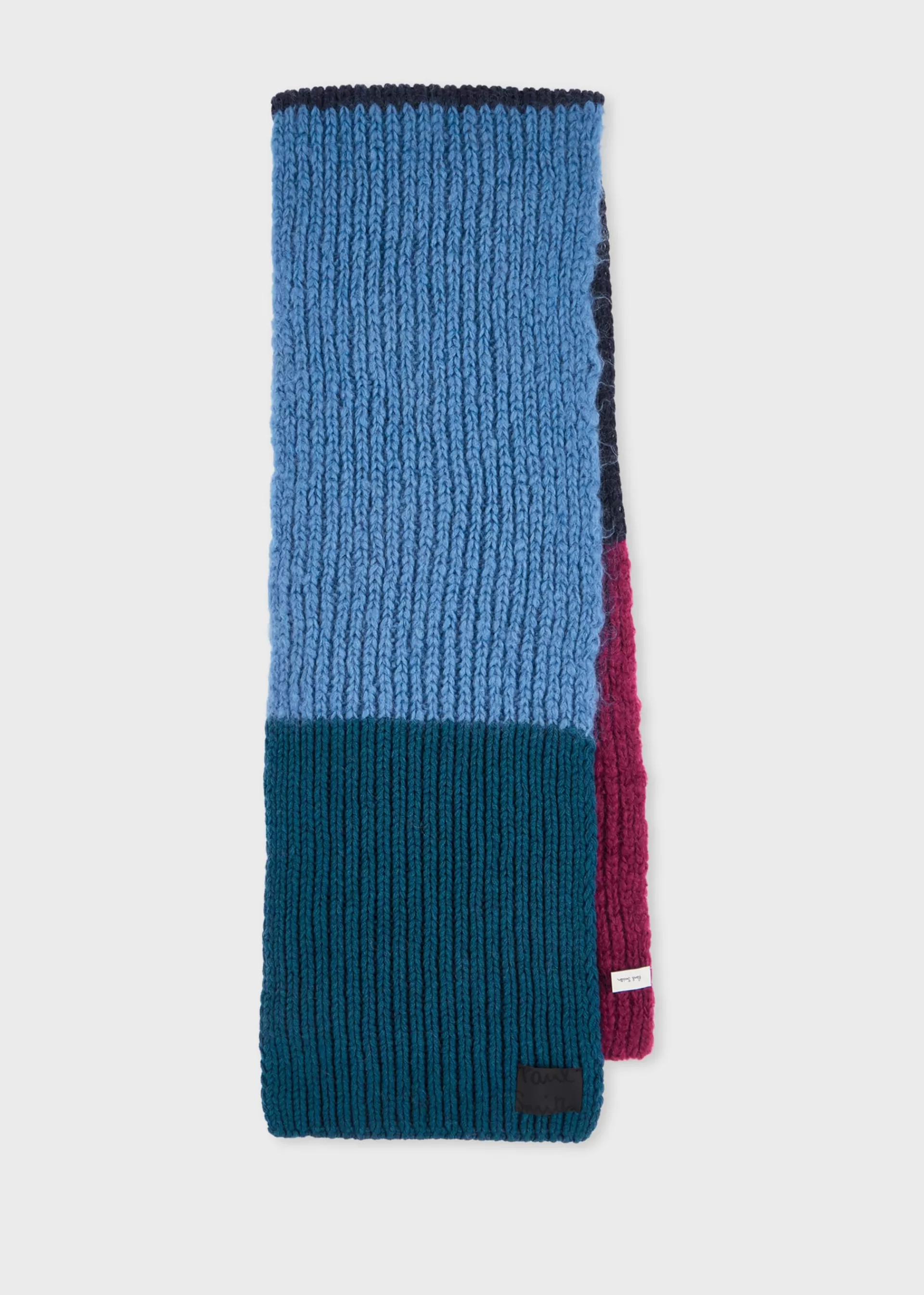Colourblock Mohair Knitted Scarf>Paul Smith Hot
