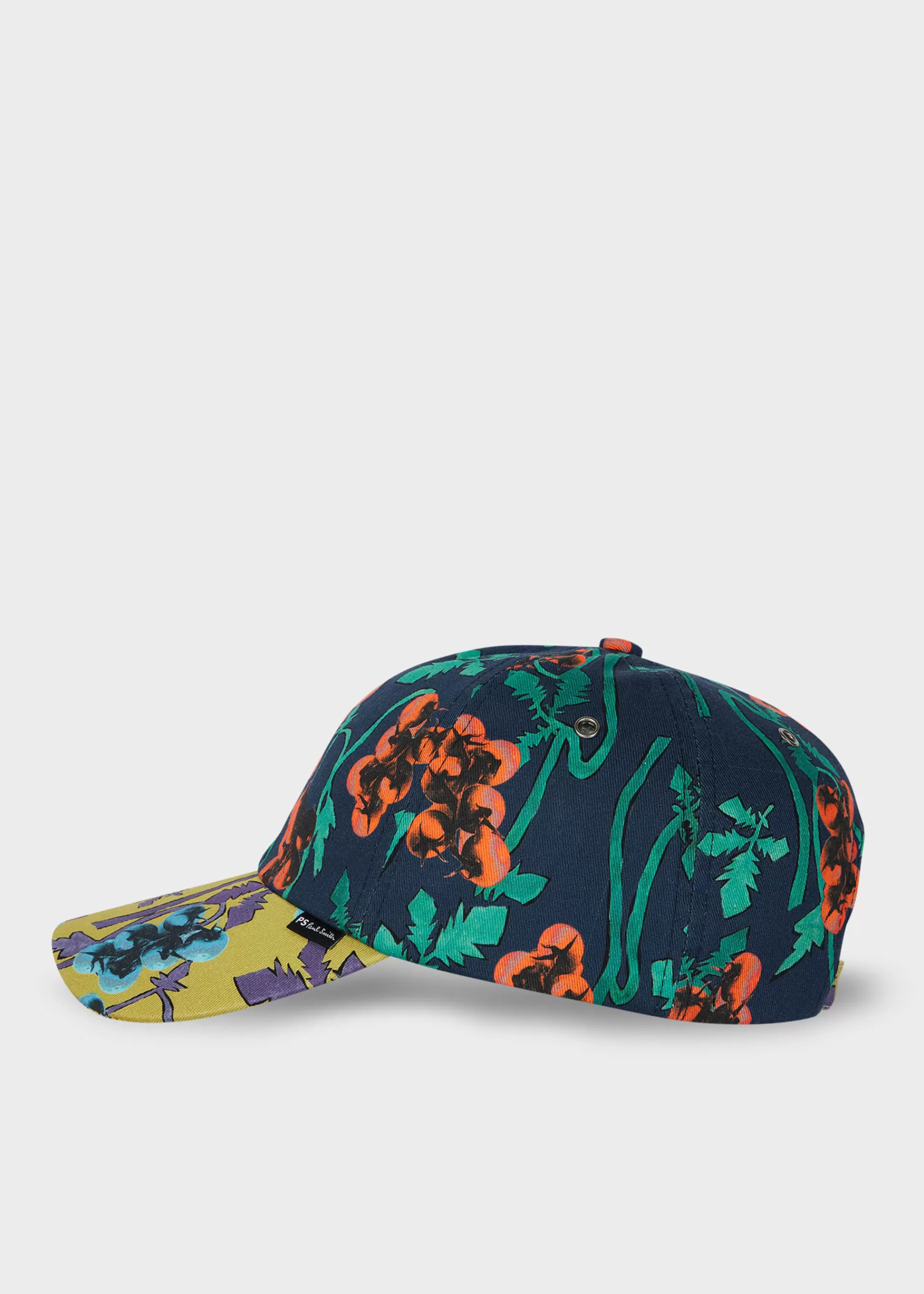 Blue Cotton 'Tomato Vine' Cap>Paul Smith Fashion