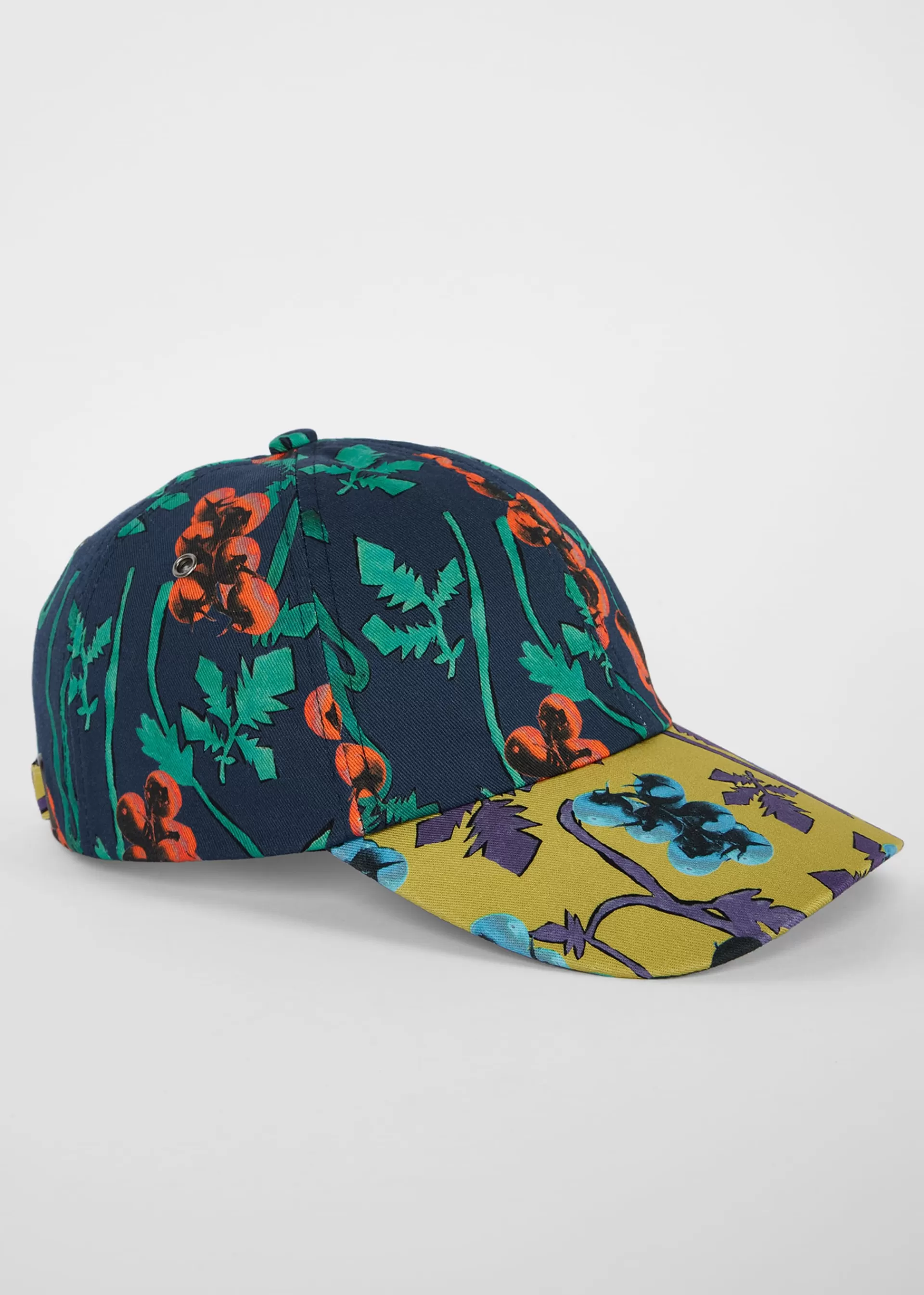 Blue Cotton 'Tomato Vine' Cap>Paul Smith Fashion