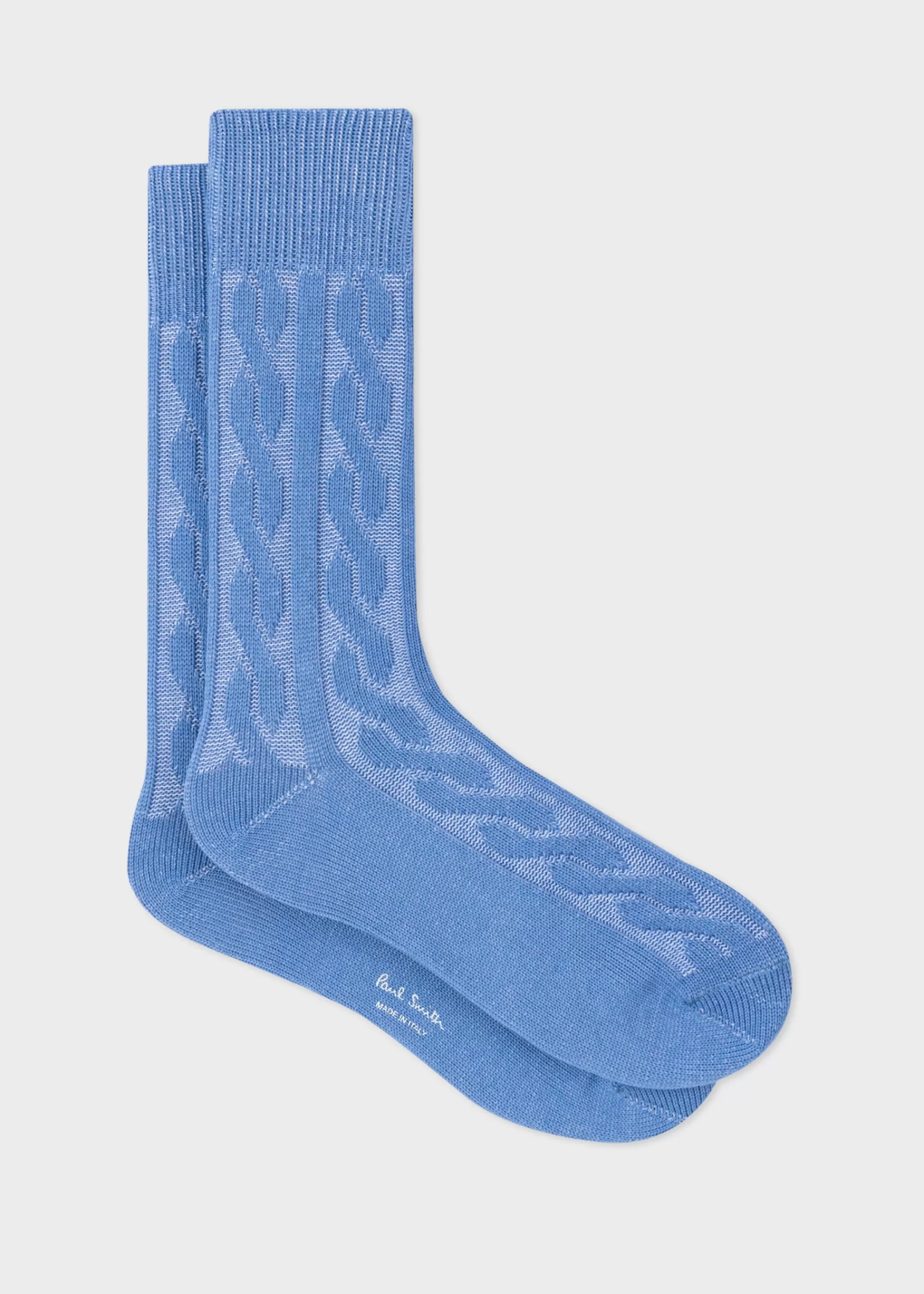 Cotton-Blend Cable Socks>Paul Smith Shop