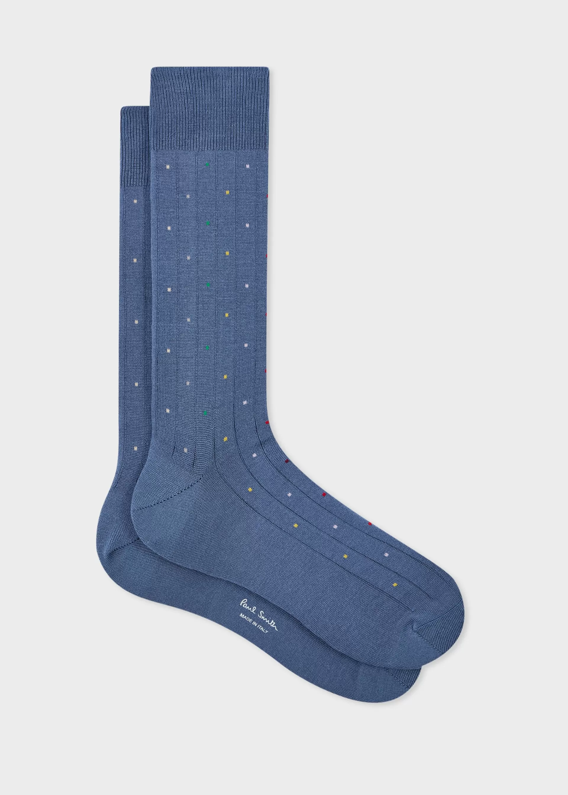 Cotton-Blend Multi Colour Polka Dot Socks>Paul Smith Best Sale