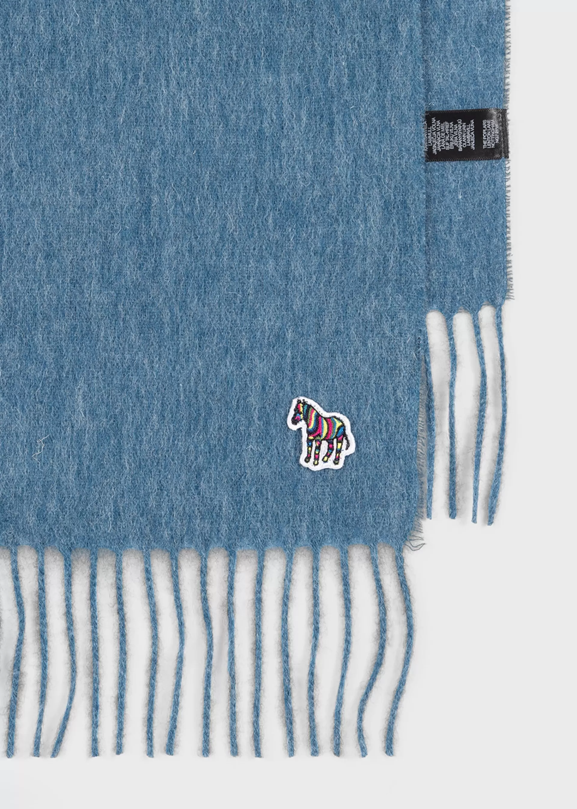 Lambswool Zebra Logo Scarf>Paul Smith New