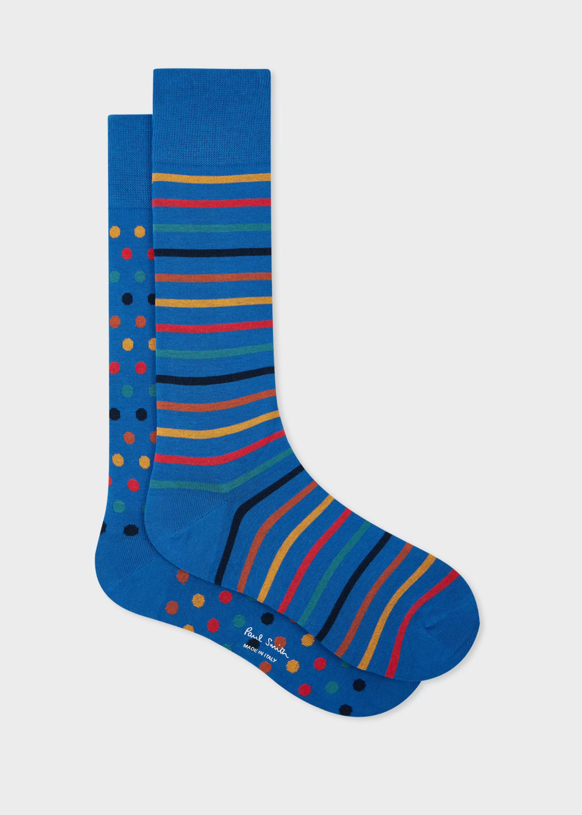 Mismatched 'Artist Stripe & Dot' Socks>Paul Smith Best Sale