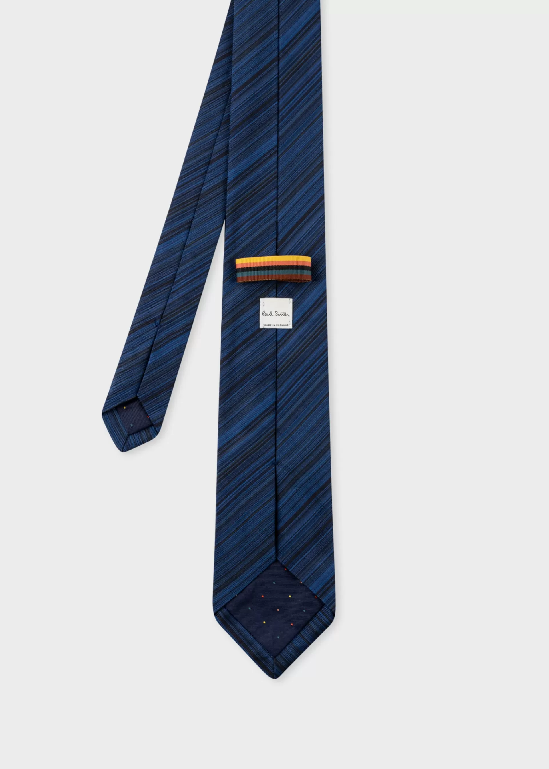 Muted 'Signature Stripe' Silk Tie>Paul Smith Store