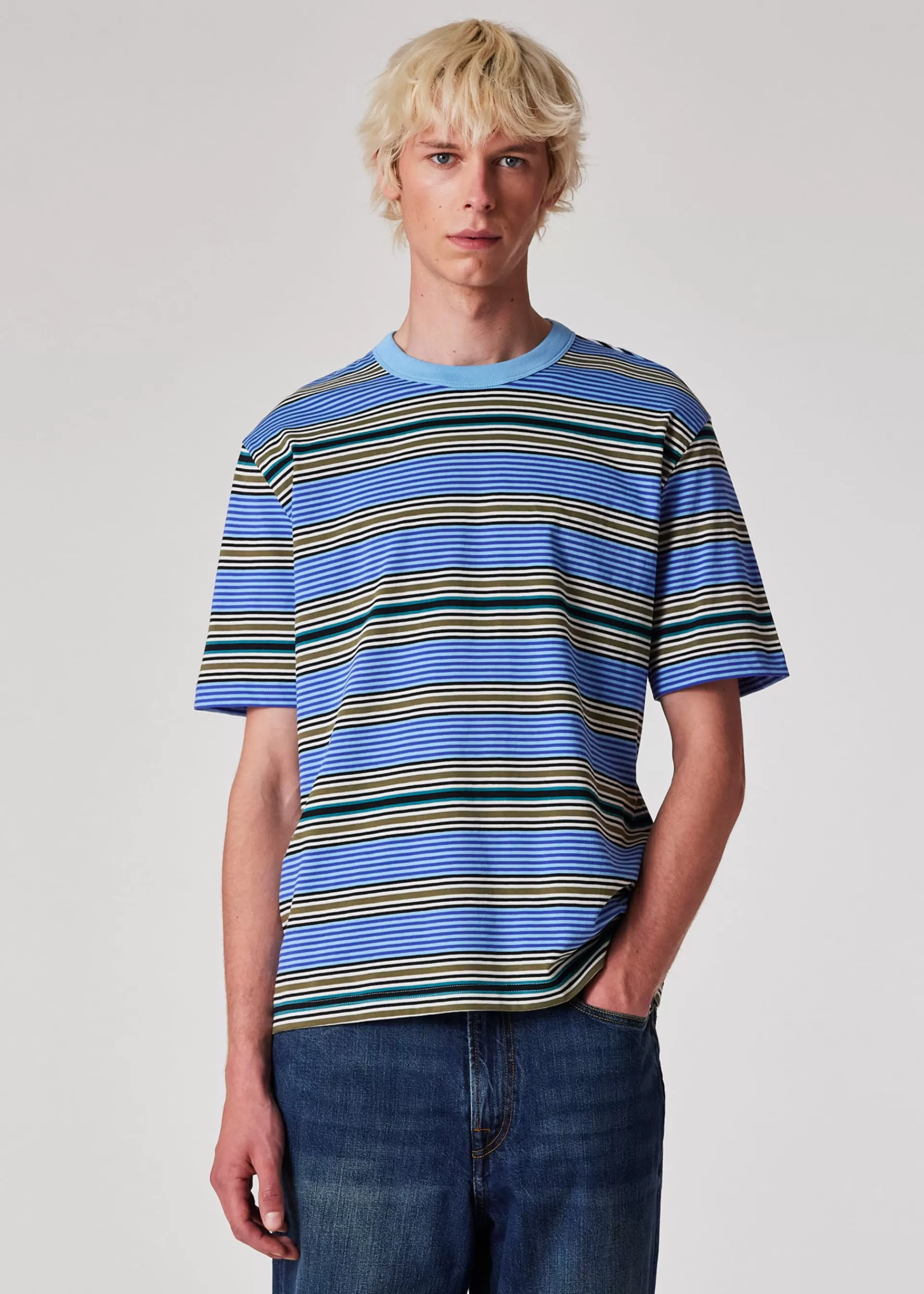 Organic Cotton Stripe T-Shirt>Paul Smith Fashion