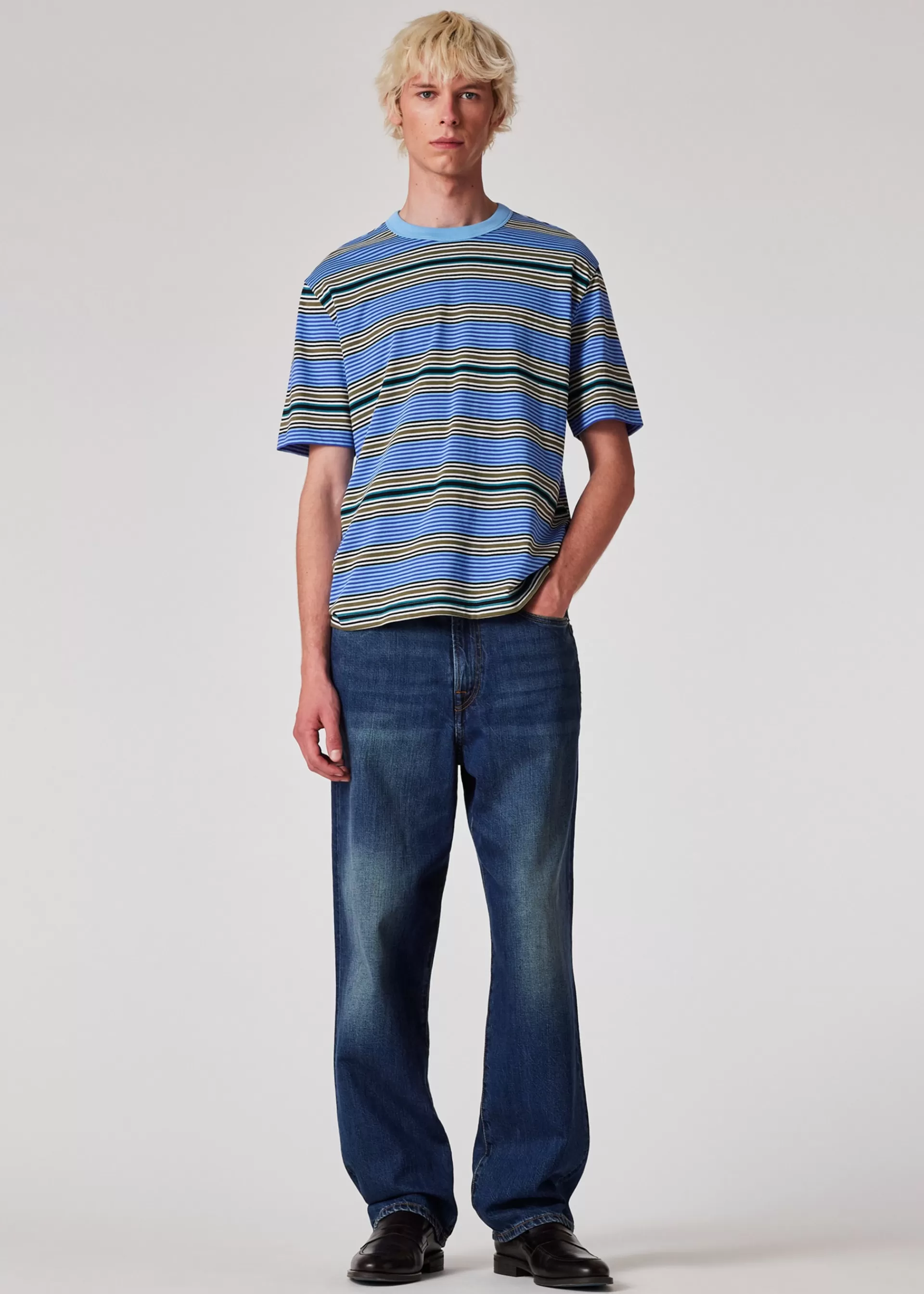 Organic Cotton Stripe T-Shirt>Paul Smith Fashion