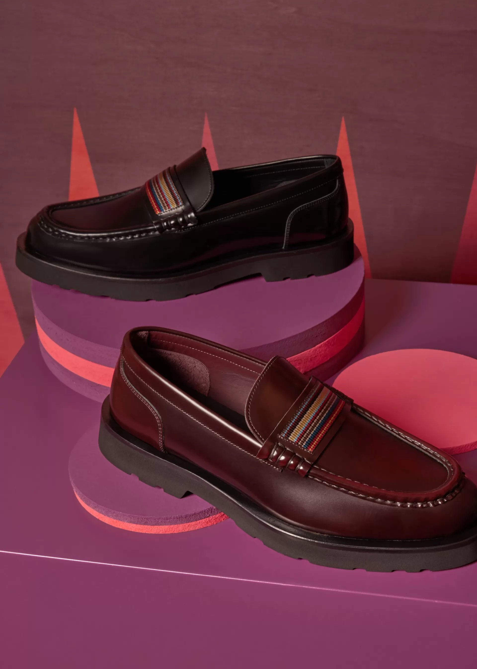 Leather 'Bancroft' Loafers>Paul Smith Sale