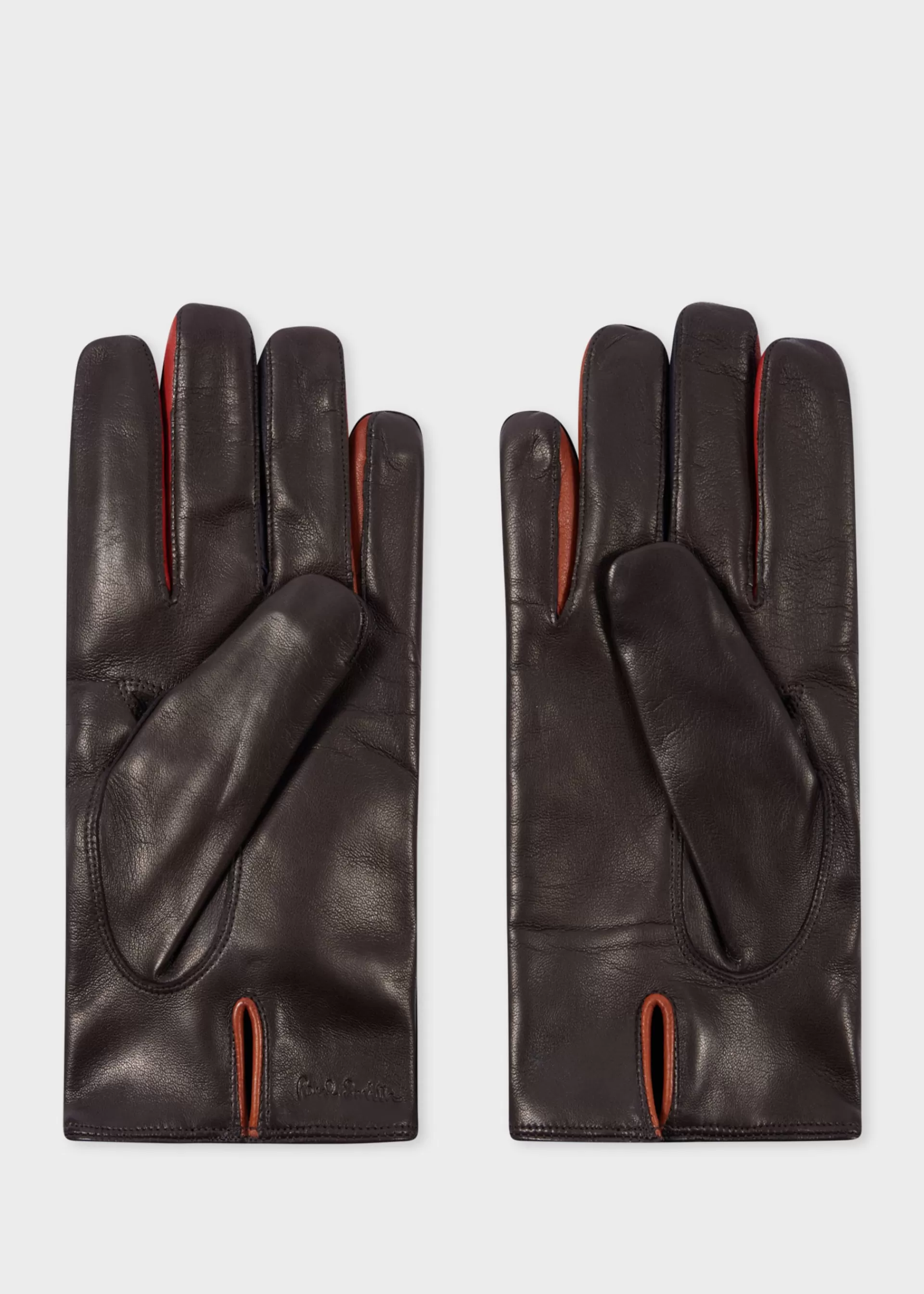 Leather 'Concertina' Gloves>Paul Smith Clearance