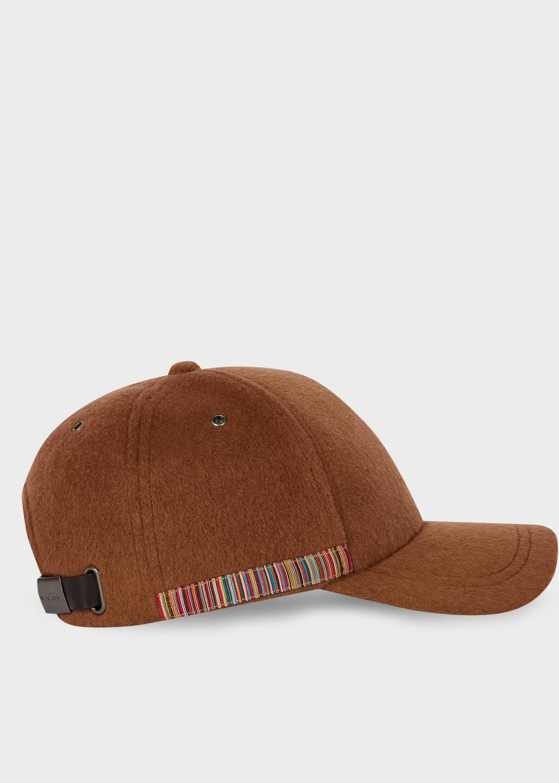 'Signature Stripe' Trim Wool Cap>Paul Smith Discount