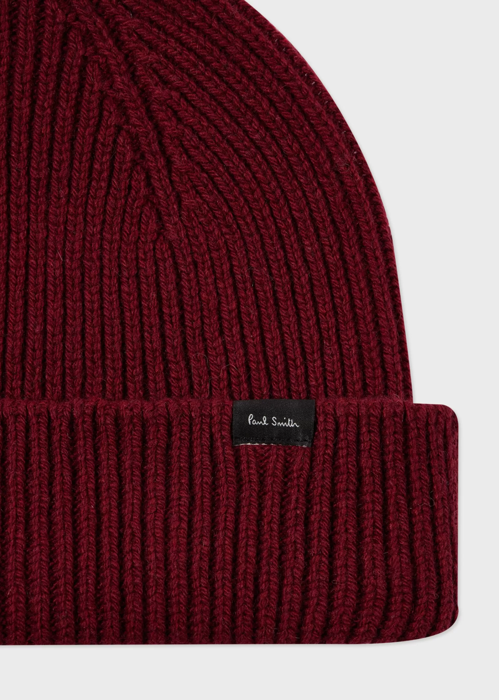 Cashmere-Blend Ribbed Beanie Hat>Paul Smith Best Sale