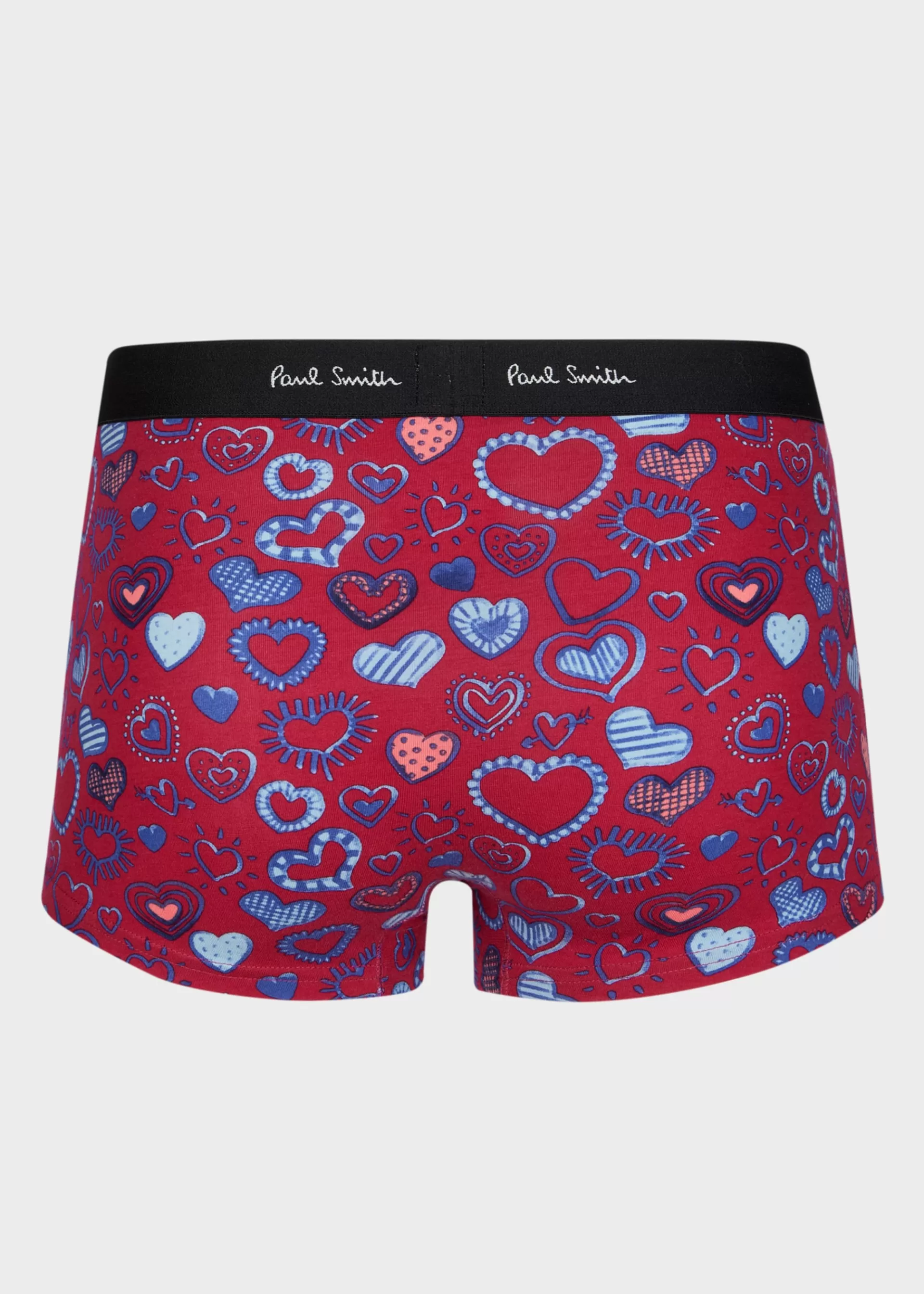 Burgundy 'Doodle Heart' Boxer Briefs>Paul Smith Flash Sale